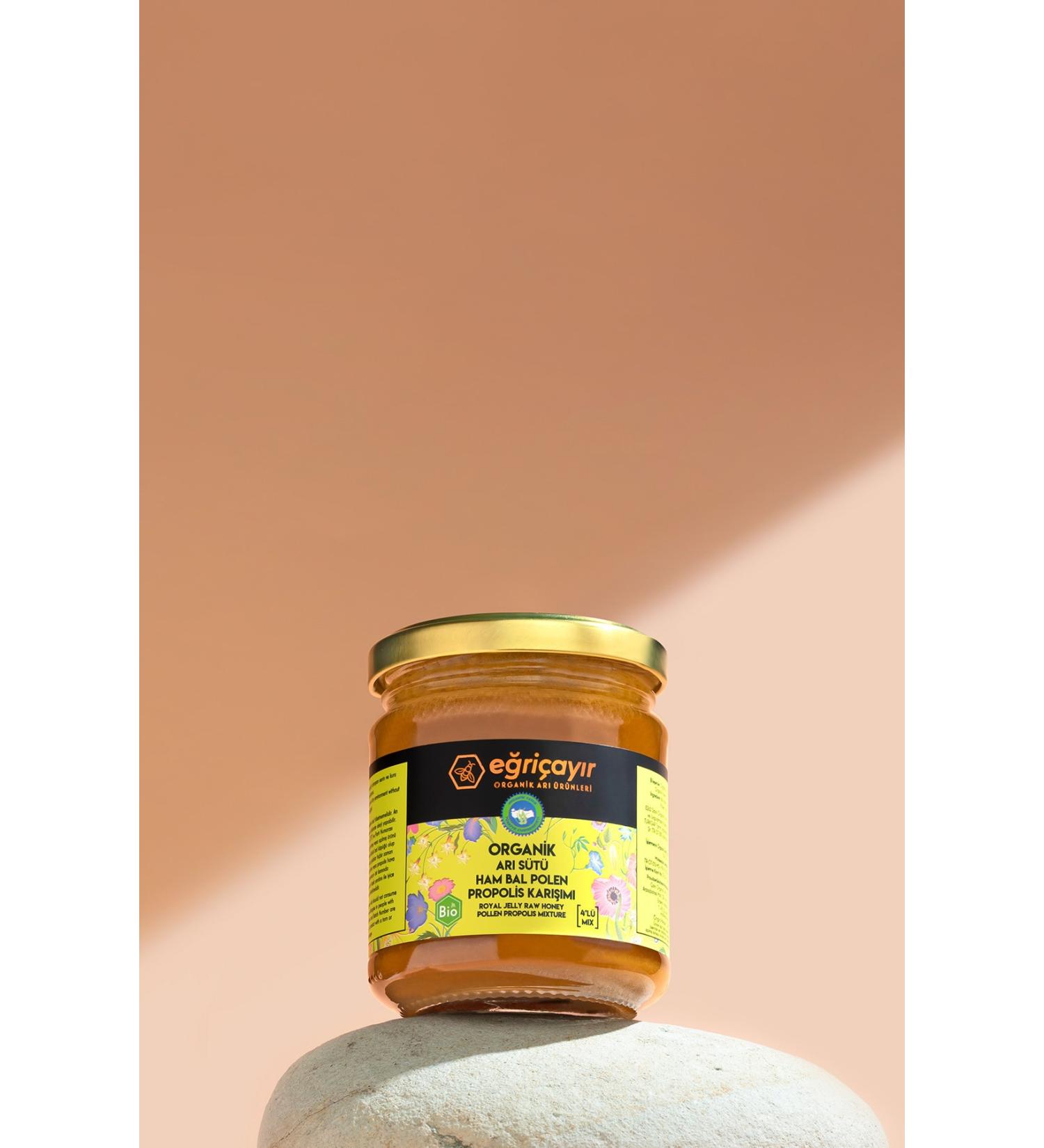 E ri ay r Organic Royal Jelly Honey Pollen Propolis Special Mix 240 gr - Buy Online on GoSupps.com
