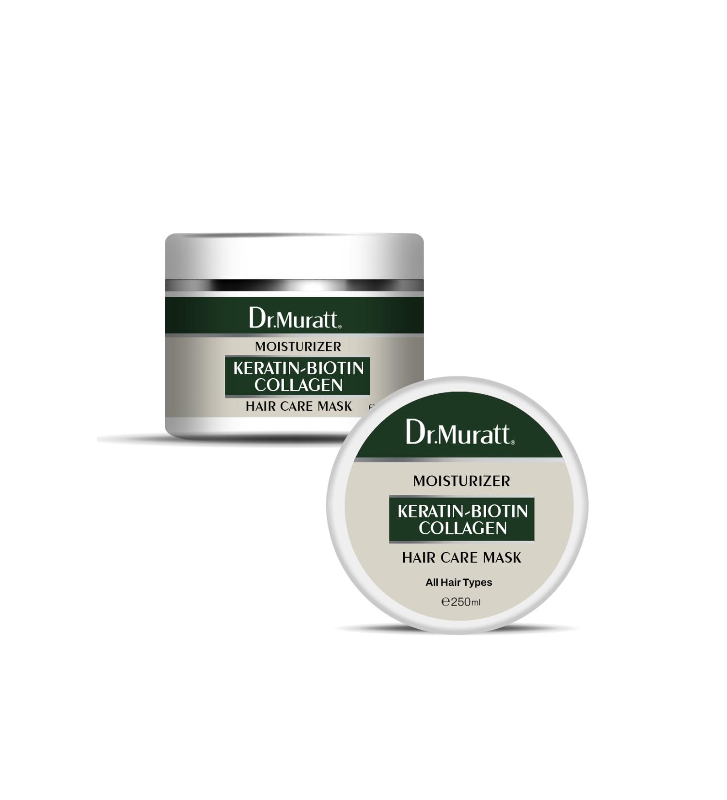 Dr Muratt Keratin Biotin Collogen Hair Care Mask (Moisturizing Nourishing Helps Growth) 250 Ml