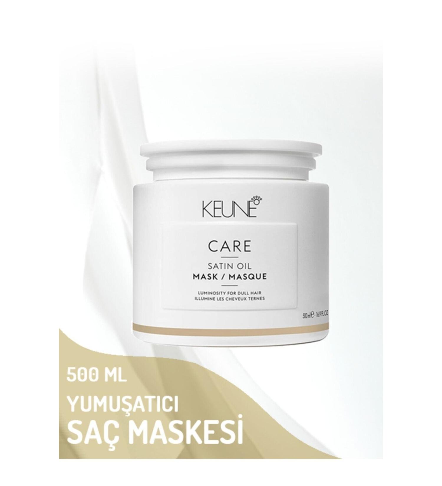 Keune Satin Oil Softening Care Mask for Dry and Lifeless Hair 500 ml