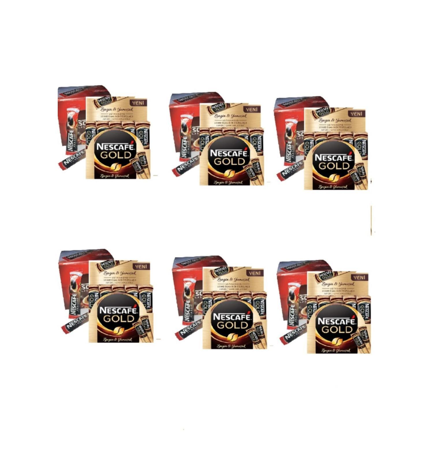 Nescafe Classic 2 Gr 24' Pack. 48 Gr. X 6 Pieces Gold 48 Gr 24' Pack X 6 Pieces