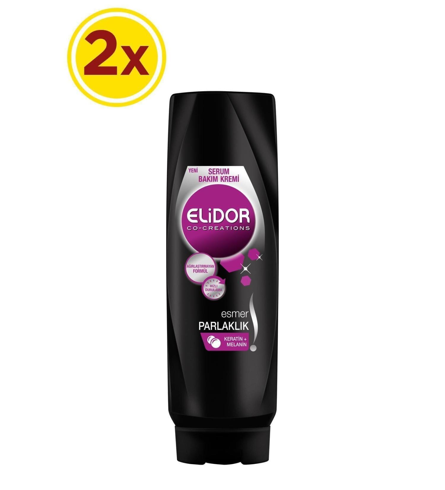 Elidor Brunette Shine Conditioner 500 Ml X 2 Pieces