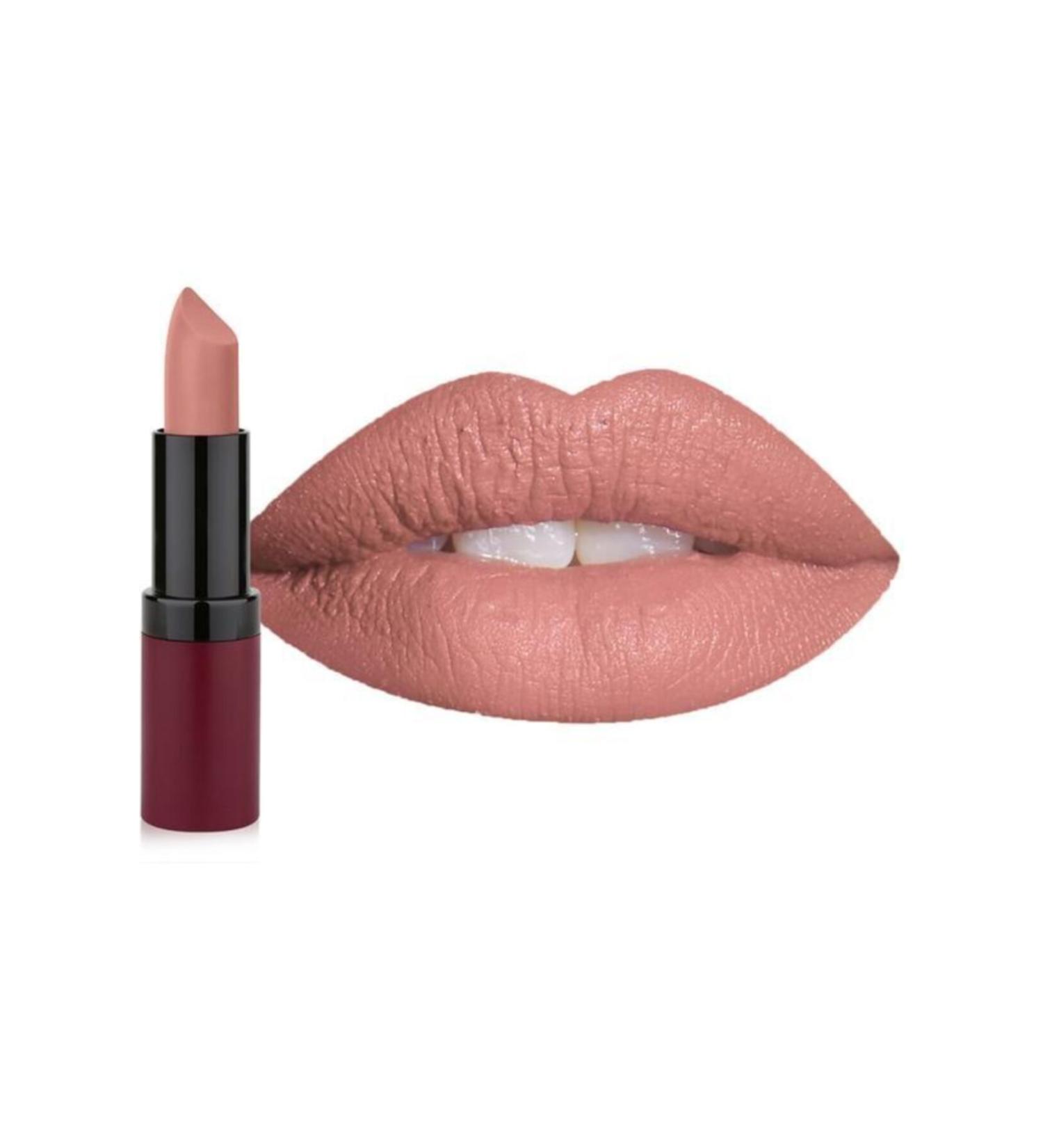 Golden Rose Matte Lipstick - Velvet Matte Lipstick No:01 - Buy Online on GoSupps.com
