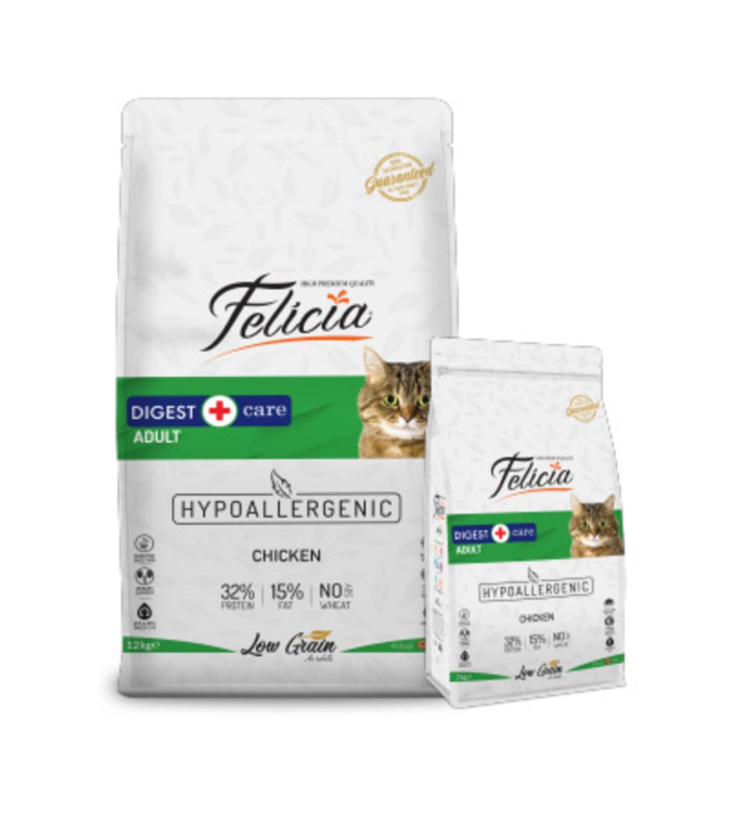 Felicia Adult Cat Chicken and Anchovy 2 Kg Low Grain Hypoallergenic Cat Food