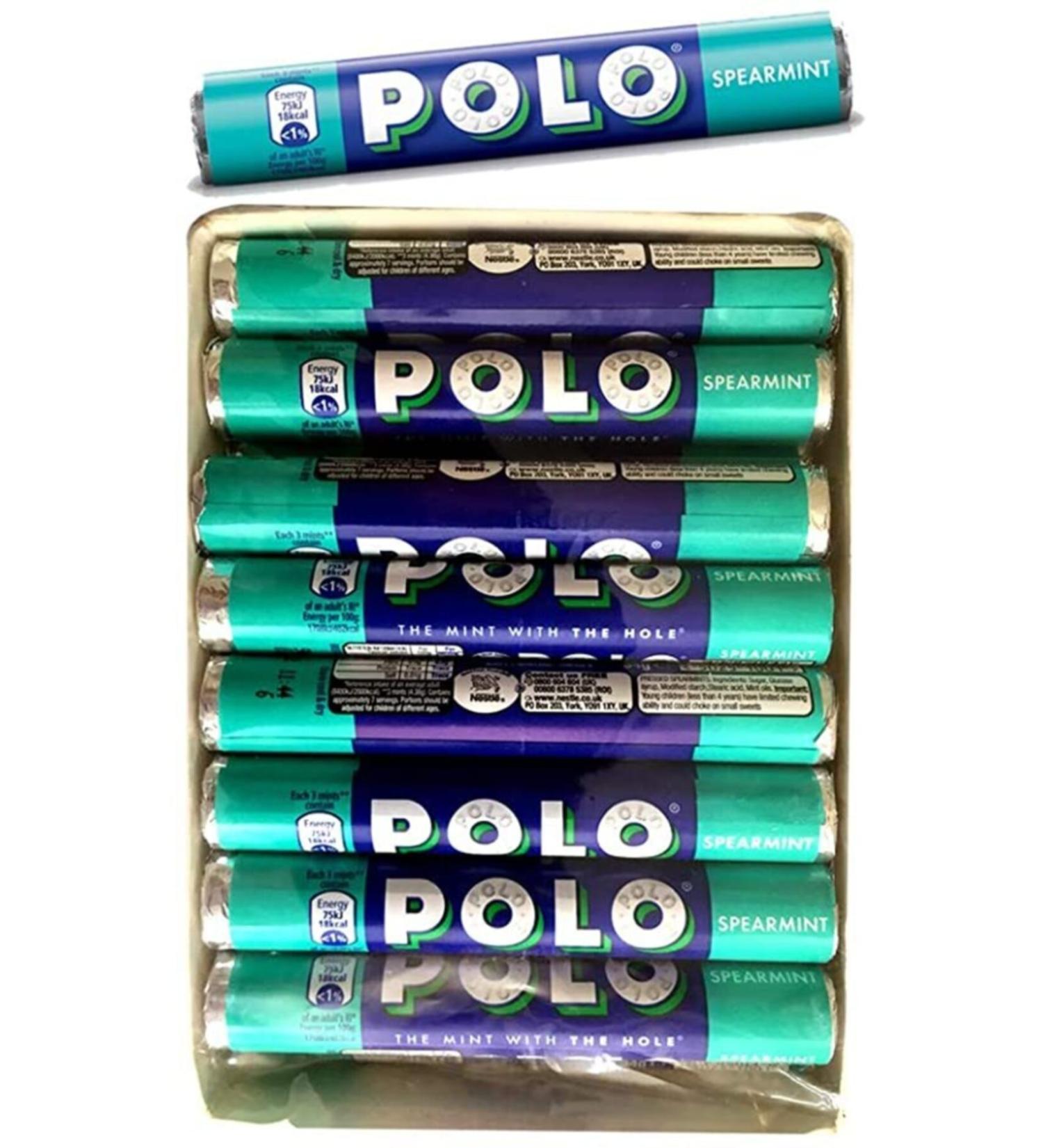 Nestle Polo Spearmint 34gr 32 Pieces - Buy Online on GoSupps.com