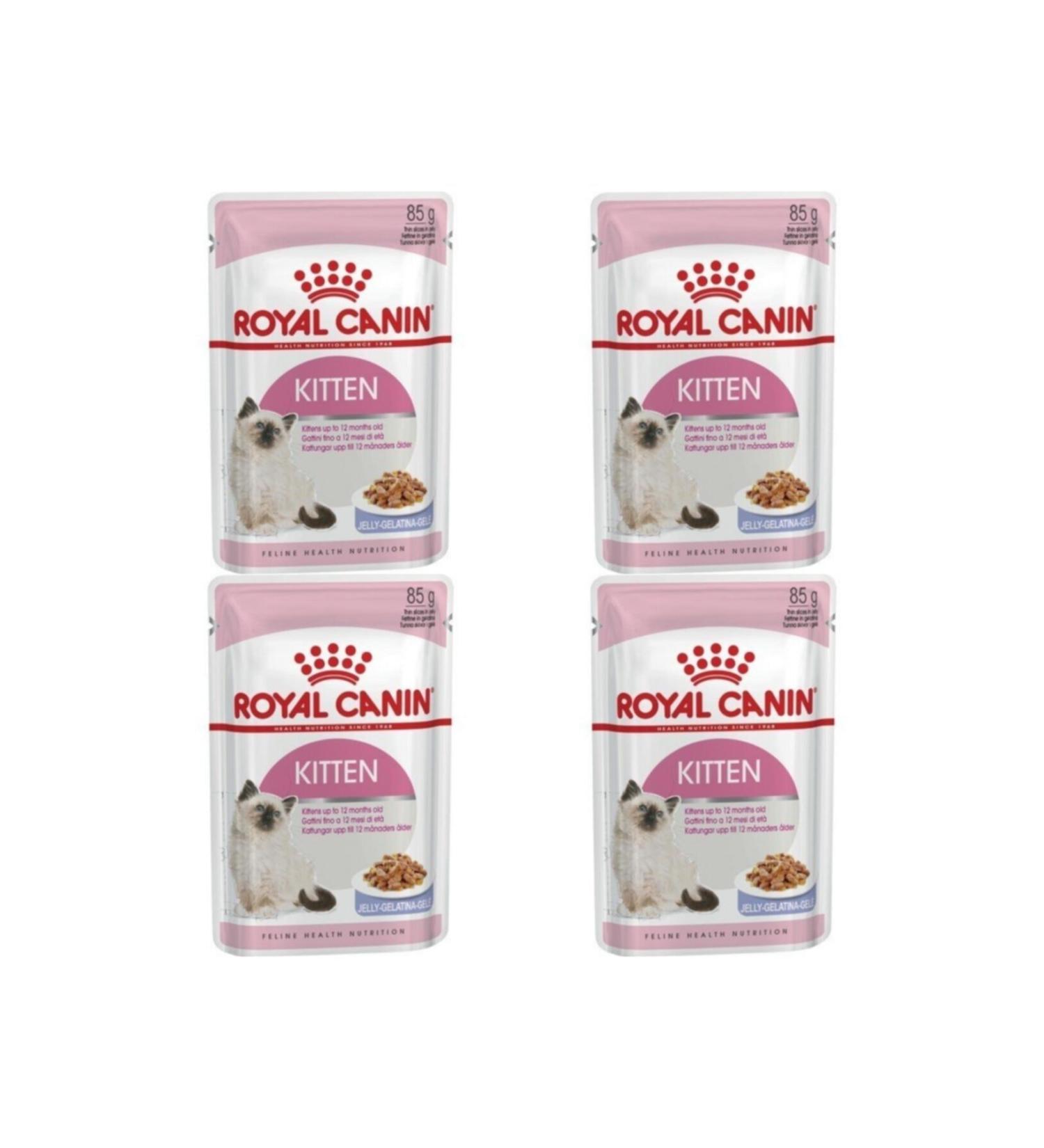 Royal Canin Jelly Kitten Instinctive Wet Kitten Food 85 Gr 4 Pieces