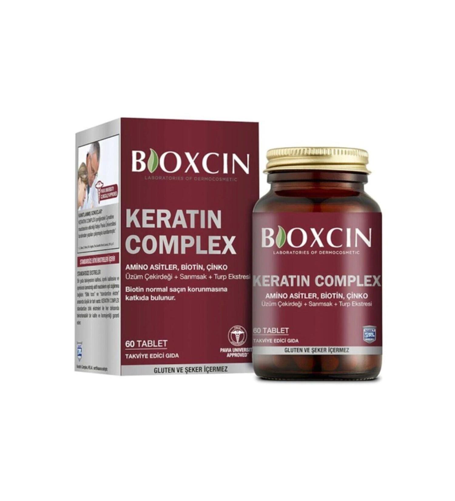 Bioxcin Keratin (500 mg) Complex Food Supplement 60 Tablets