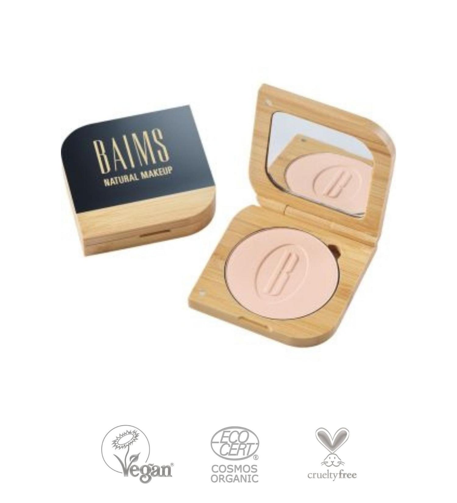 baims Mineral Pressed Powder Organic Vegan Powder - Buy Online on GoSupps.com