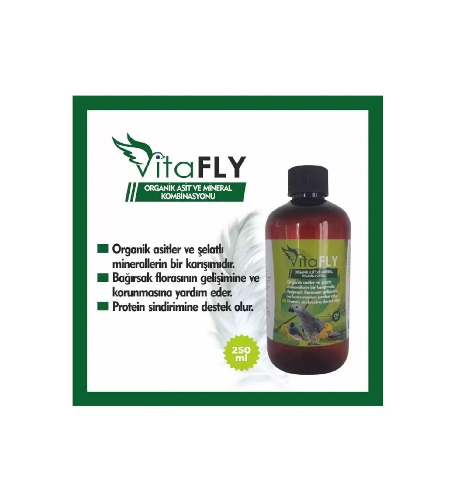 MALATYAYEM Organic Acid and Mineral Combination 250 ml (For Cage Birds)