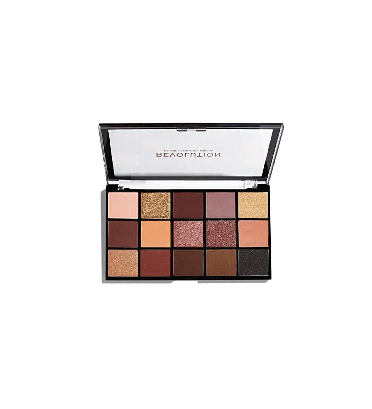 Revolution Reloaded Velvet Rose 15 Color Matte Shiny Eyeshadow Palette - Buy Online on GoSupps.com