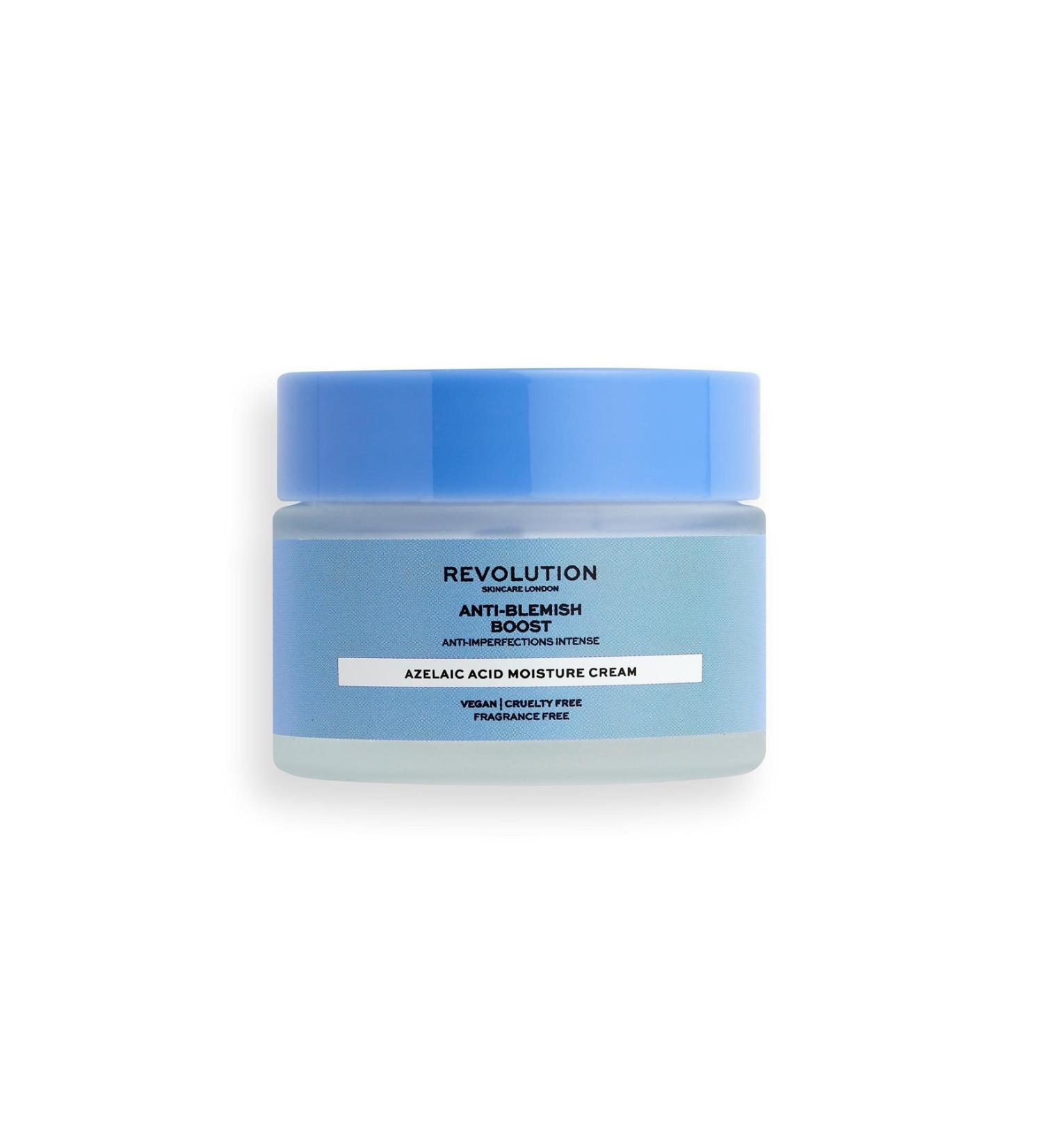Revolution Anti-blemish Azelaic Acid Moisturizing Anti-Blemish Vegan Face Cream 50ml - Buy Online on GoSupps.com