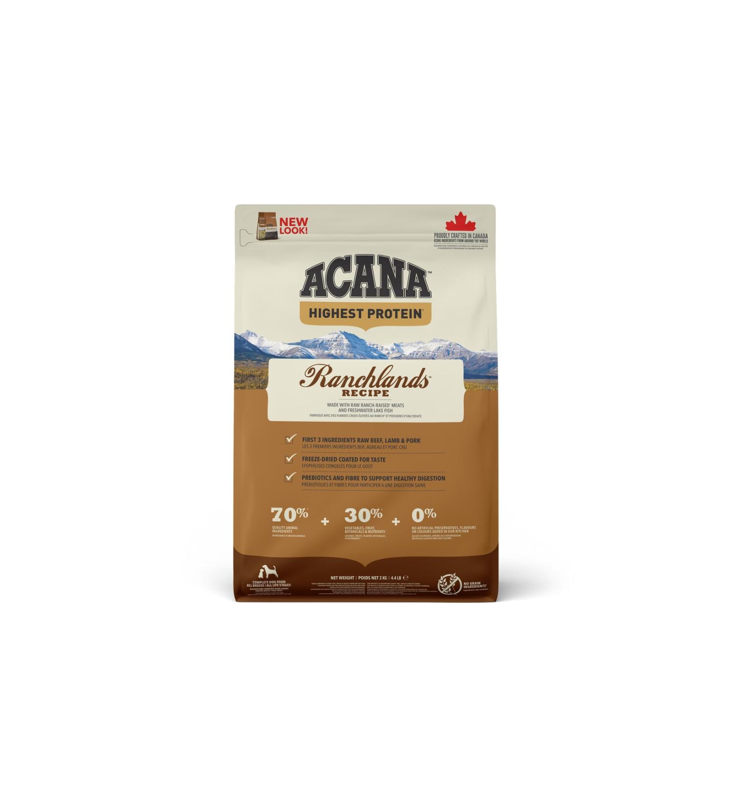 Acana Regionals Ranchlands Dog Food 2 Kg