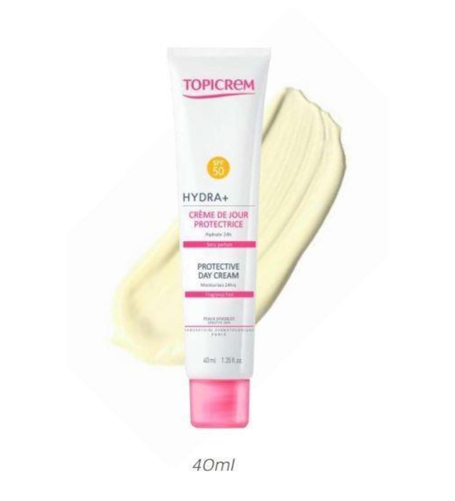 Topicrem Hydra+ Protective Day Cream Spf50 40 ml Body Sunscreen