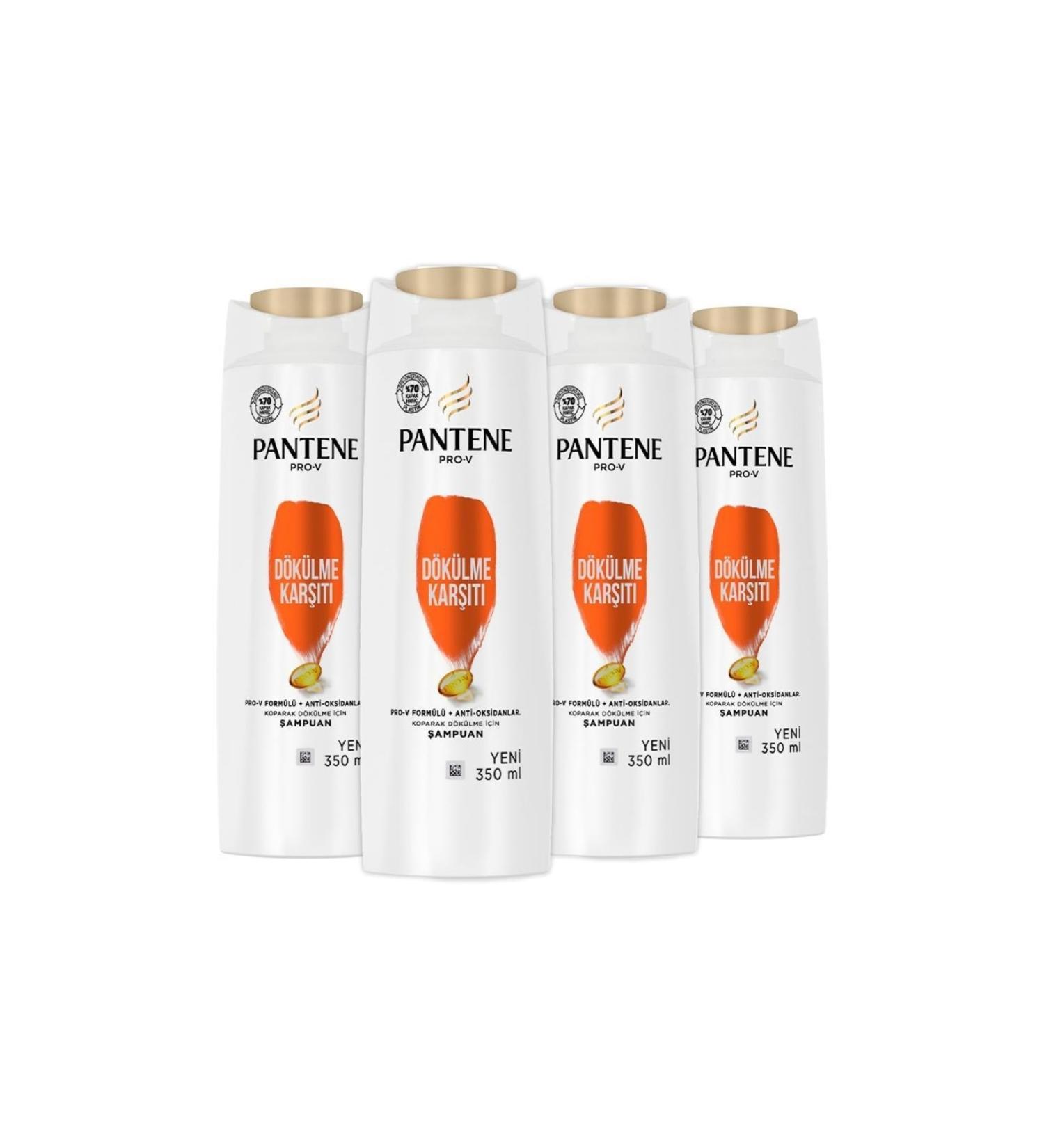 Pantene Shampoo Pro-v Anti-Hair Loss 350 Ml X 4