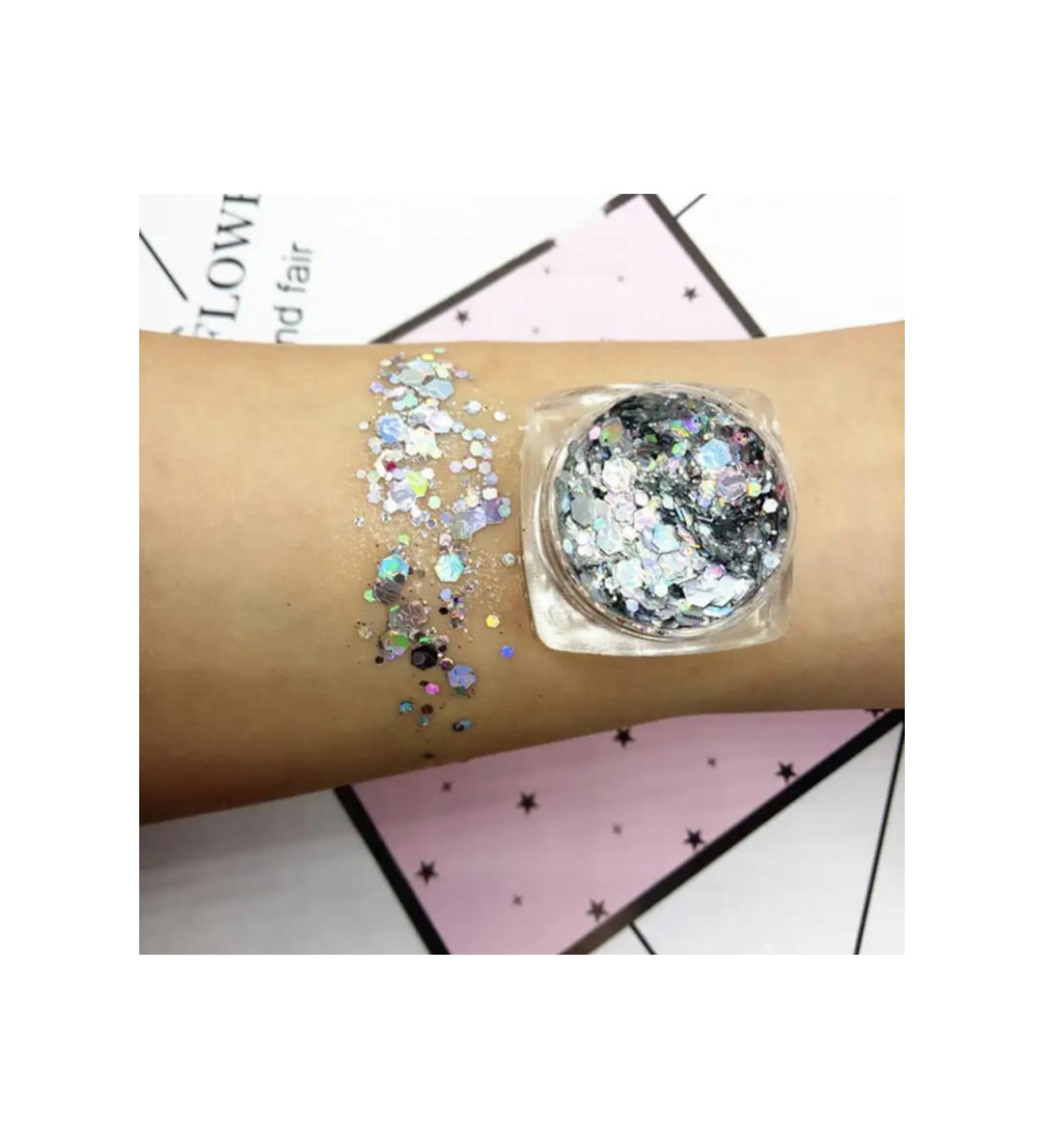 Lusso Cosmetics Gel Form Eye Hair Body Face Nail Shine Glitter - Buy Online on GoSupps.com