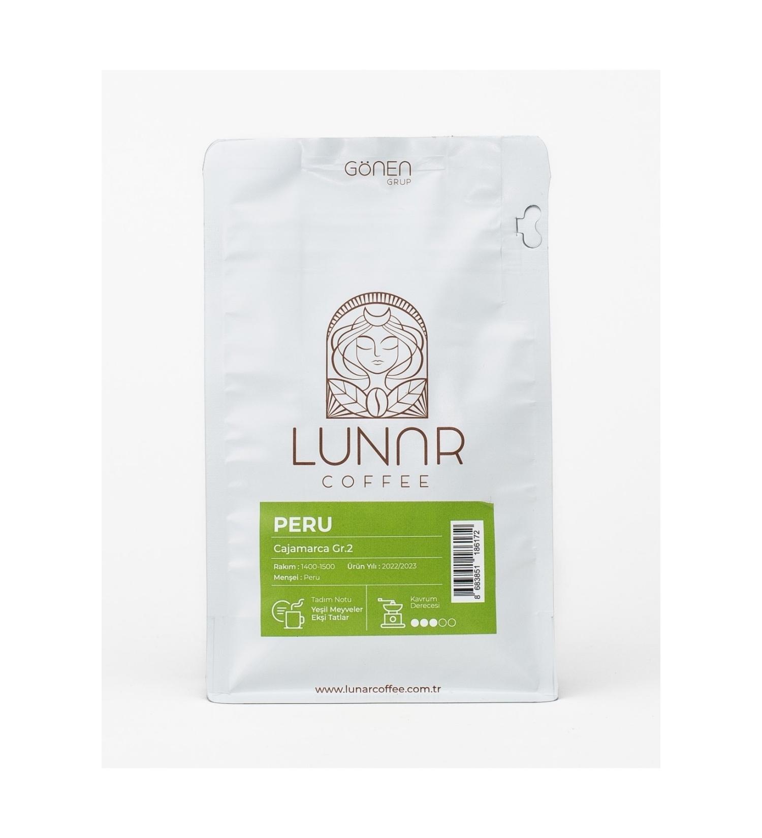 LUNAR COFFEE Peru Cajamarca Gr.2 250 G. Roasted Coffee