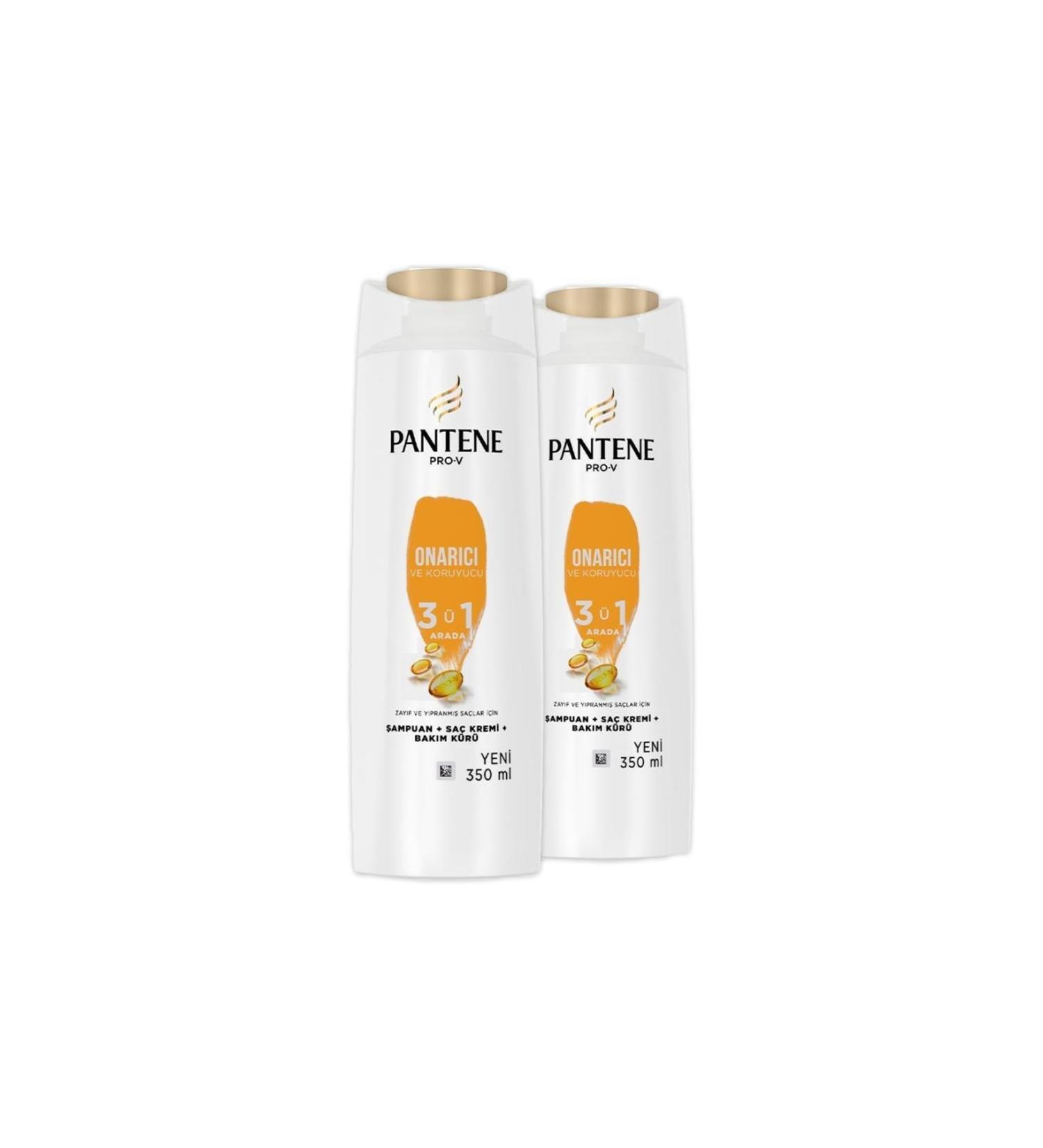 Pantene Shampoo Pro-v Repair and Protection 3 in 1 350 Ml X 2