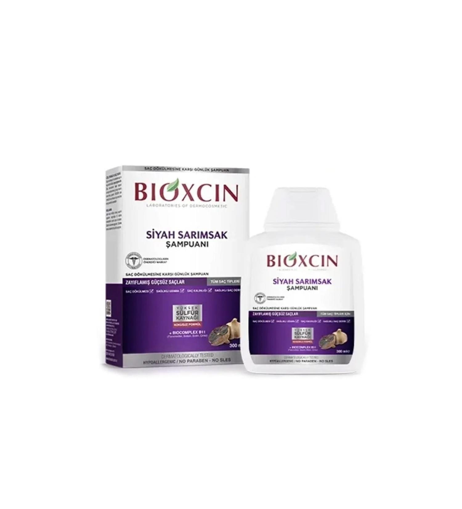 Bioxcin Black Garlic Shampoo 300 Ml