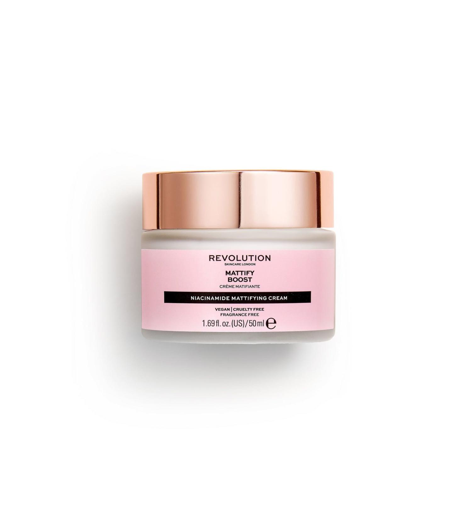 Revolution Niacinamide Mattifying Cream Pore Concealer Anti-Blemish Vegan Cream 50ml - Buy Online on GoSupps.com