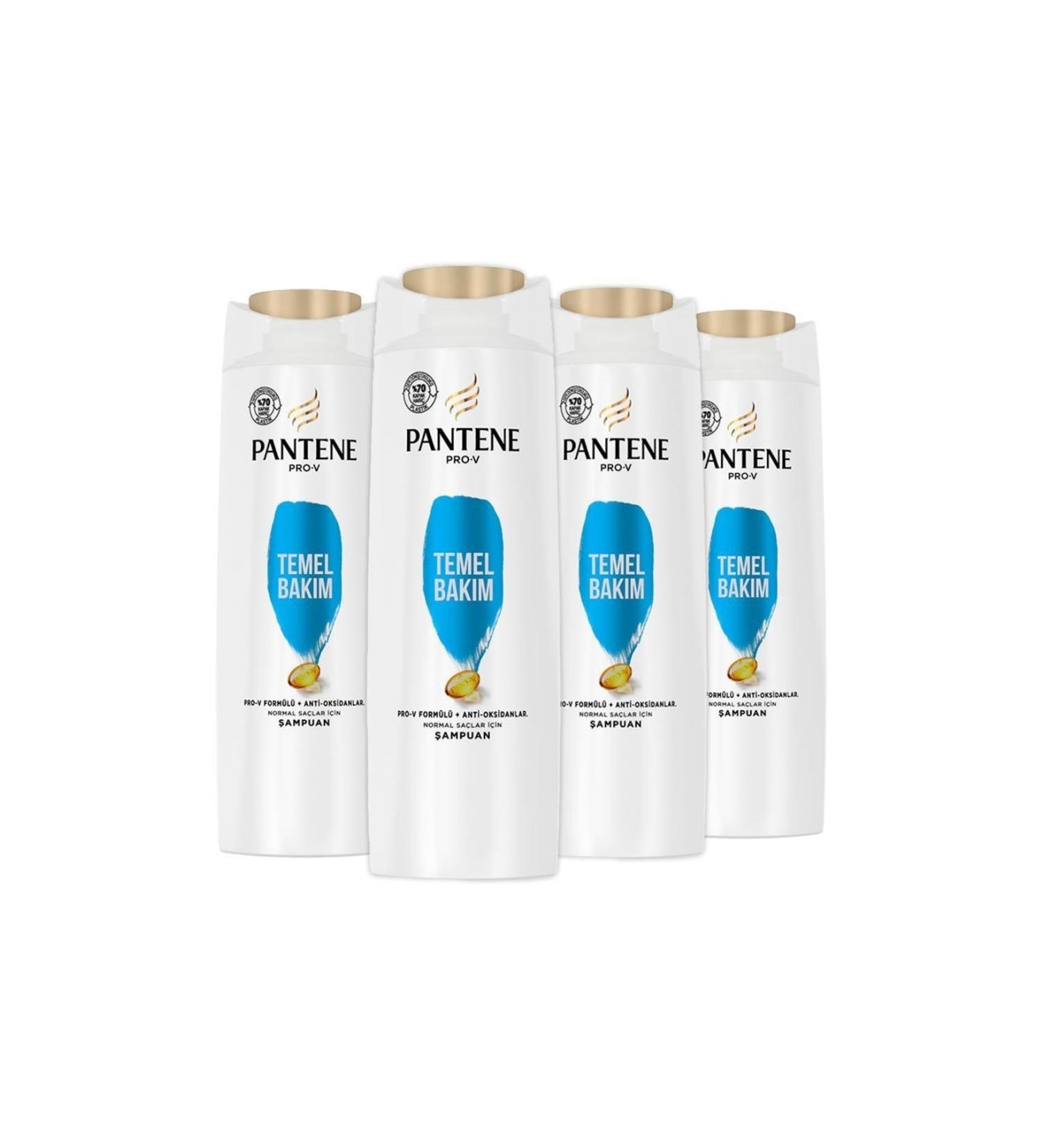 Pantene Shampoo Pro-v Basic Care 350 ml X 4