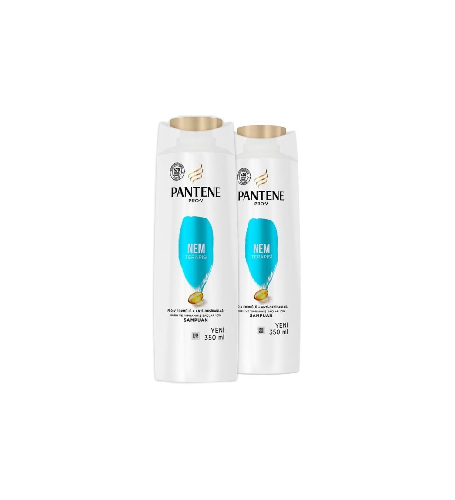 Pantene Shampoo Pro-v Moisture Therapy 350 Ml X 2