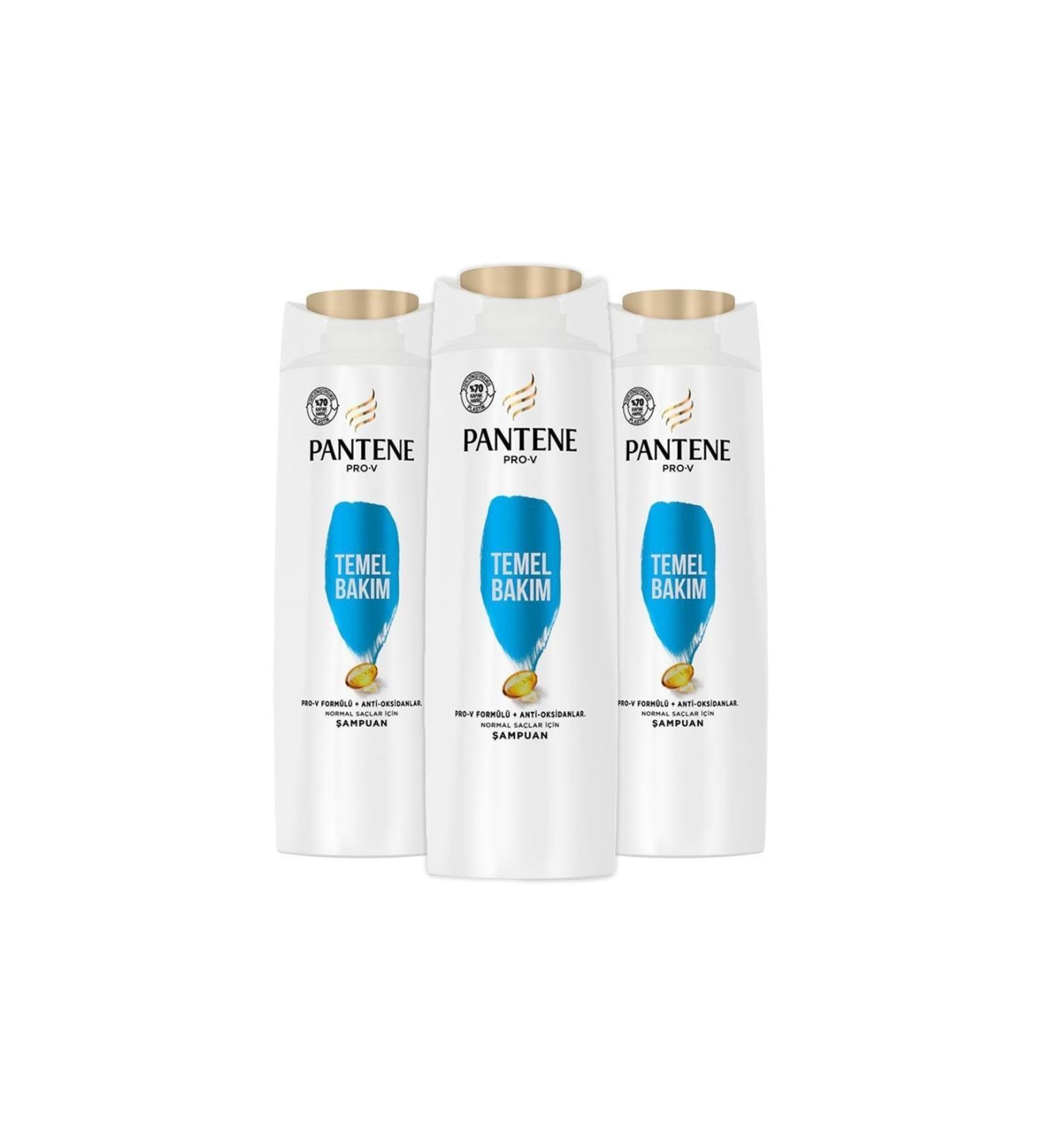 Pantene Shampoo Pro-v Basic Care 350 Ml X 3