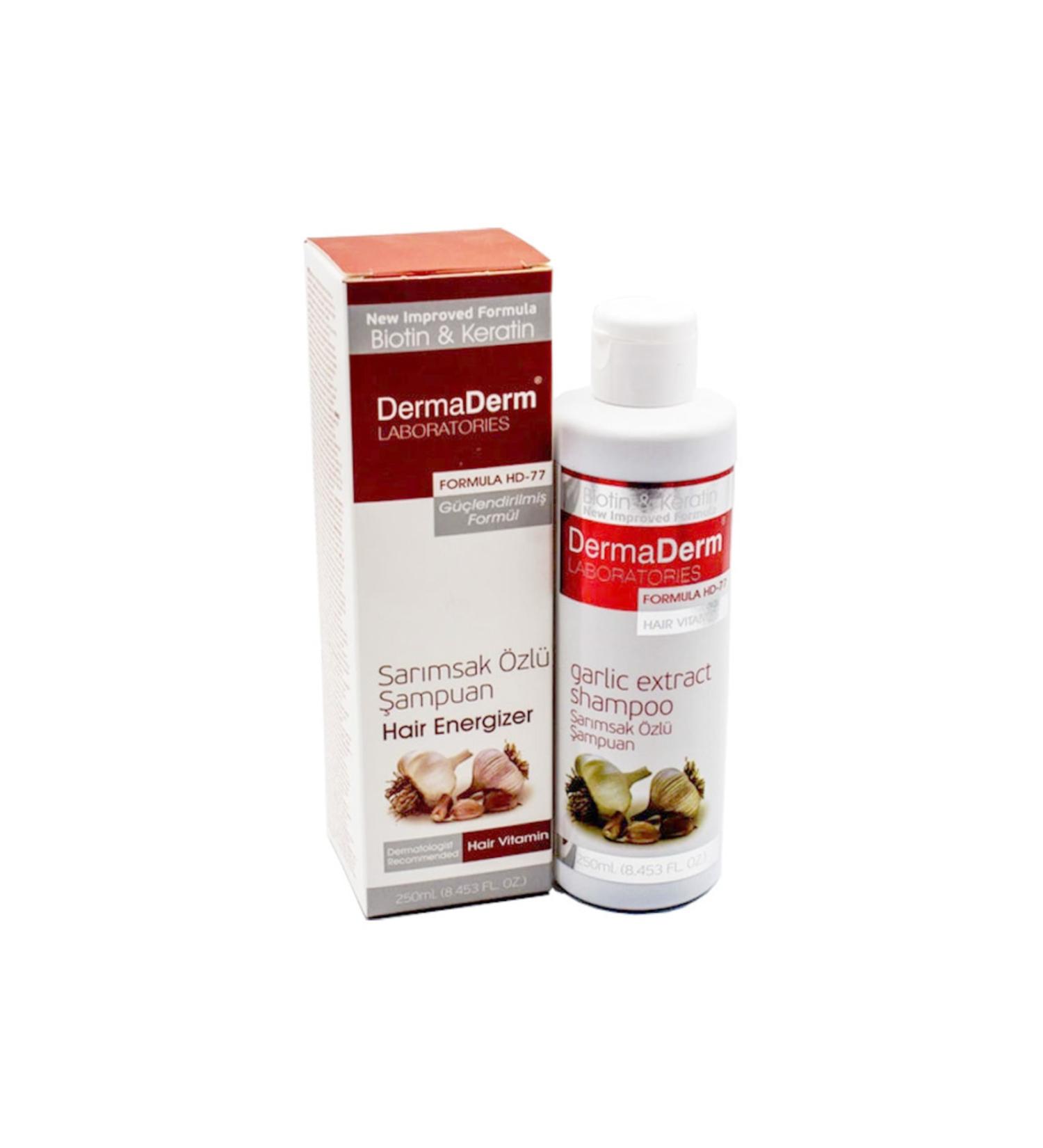 DermaDerm Garlic Shampoo - 250 ml