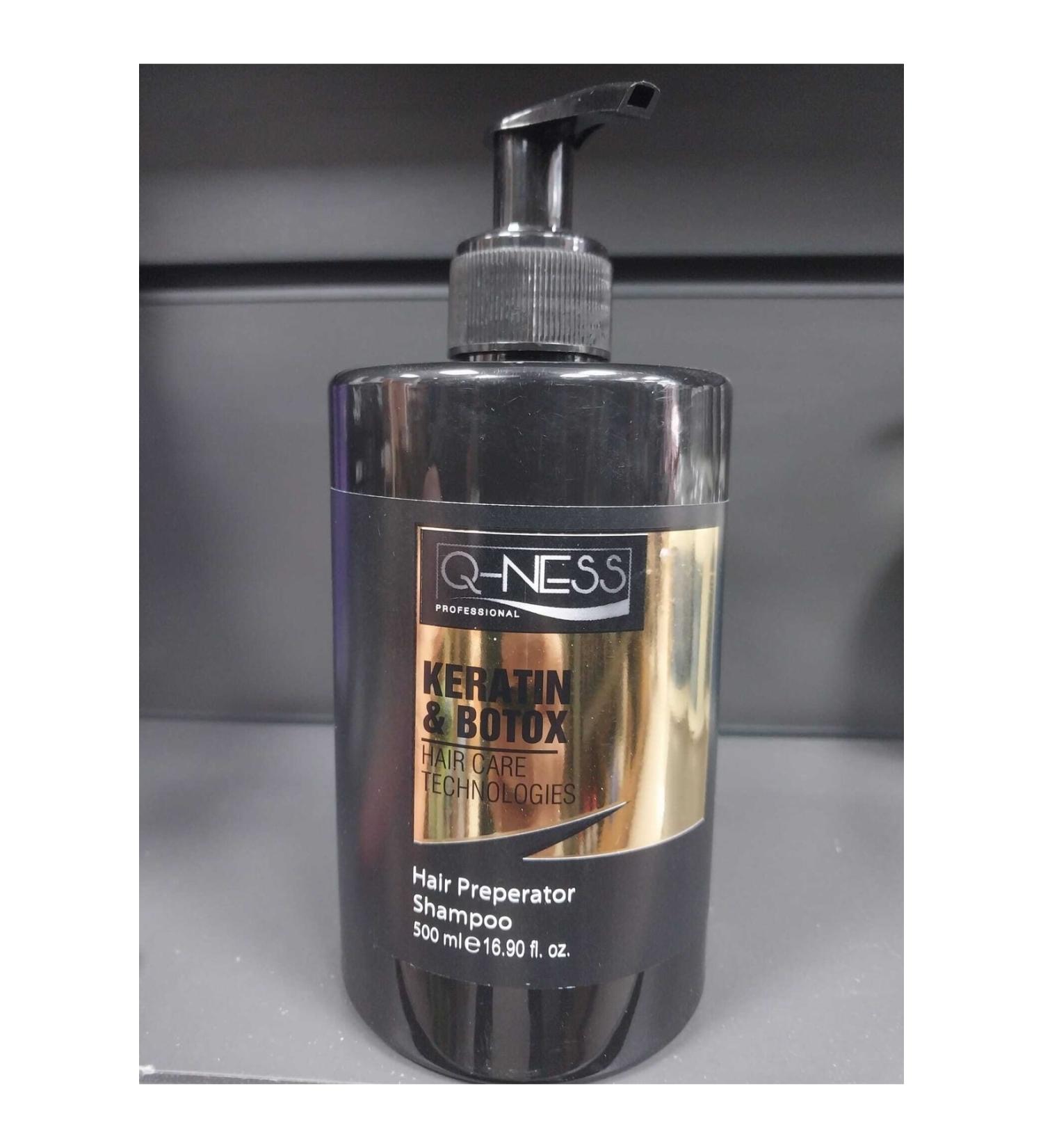 Q-NESS PROFESSIONAL Keratin & Botox Hair Care Technologies Shampoo 500 Ml