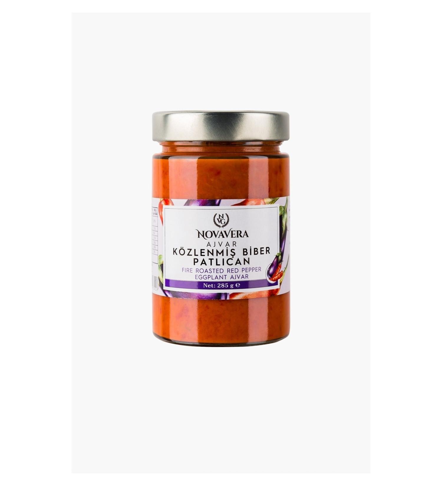 Nova Vera Roasted Pepper Eggplant Ajvar 285g