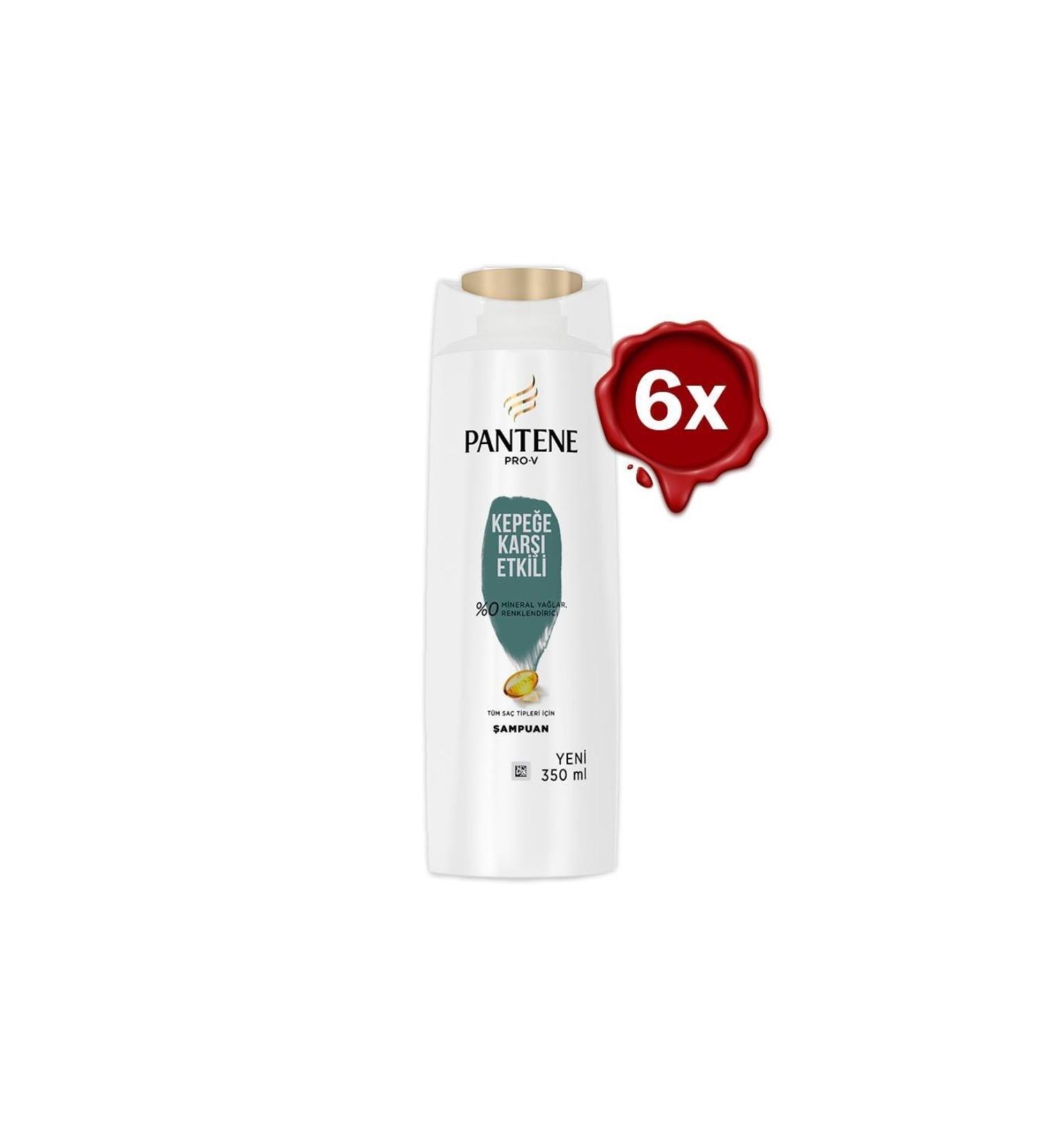 Pantene Shampoo Pro-v Anti-Dandruff Effective 350 ml x 6