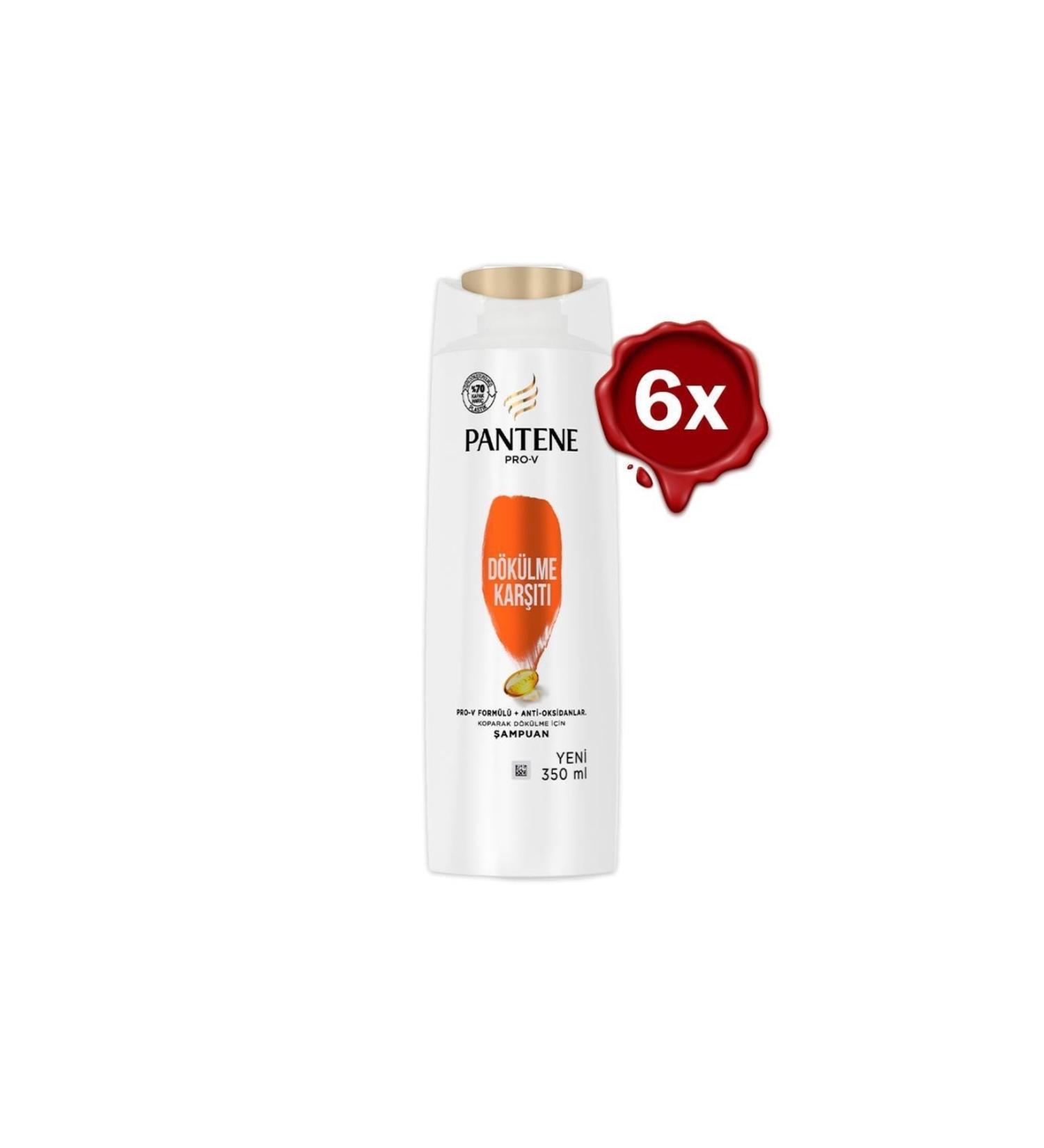 Pantene Shampoo Pro-v Anti-Hair Loss 350 Ml X 6