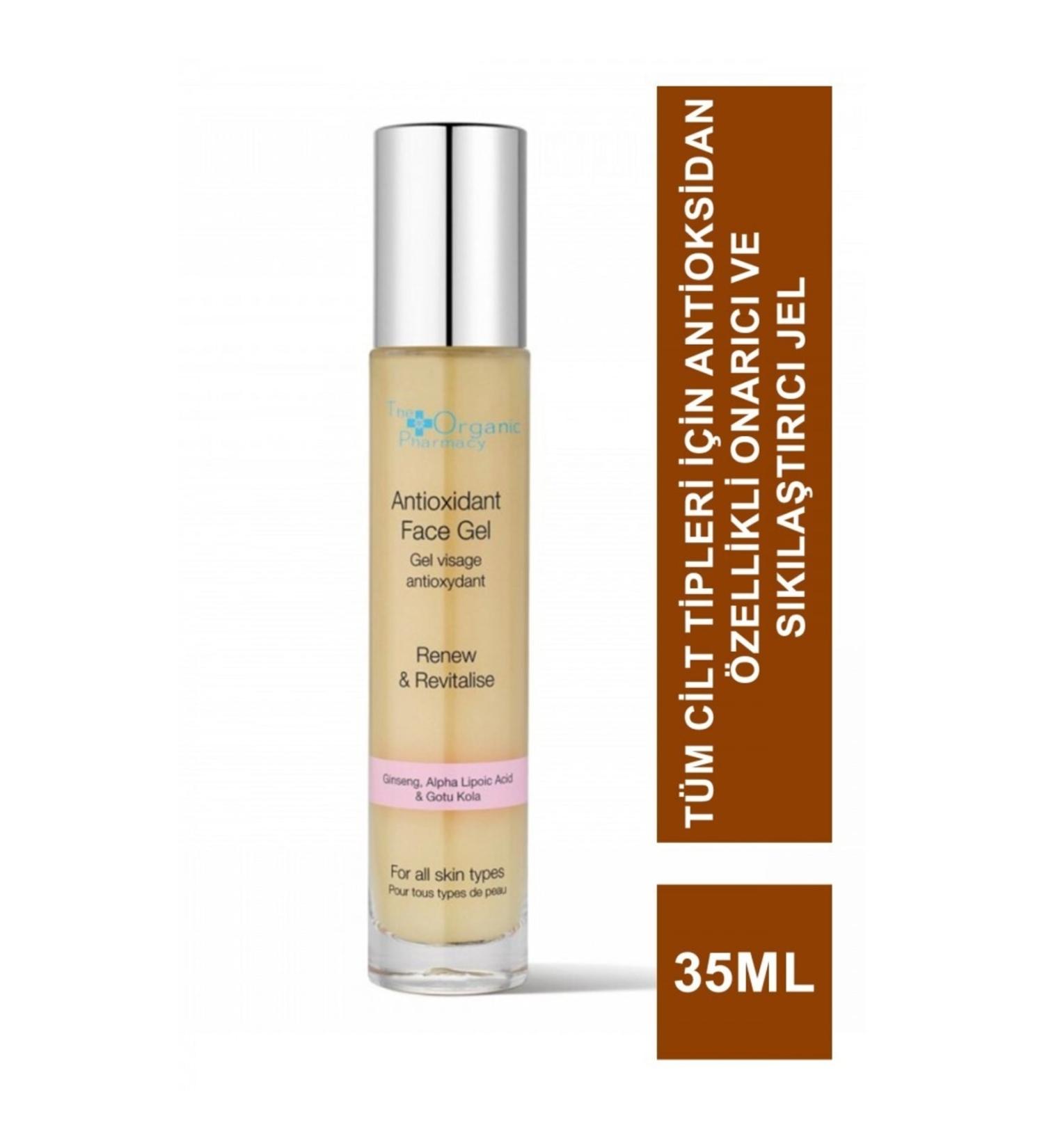 The Organic Pharmacy Antioxidant Face Gel-anti Aging Antioxidant Effective Repairing and Firming Organic Skin Serum 35ml