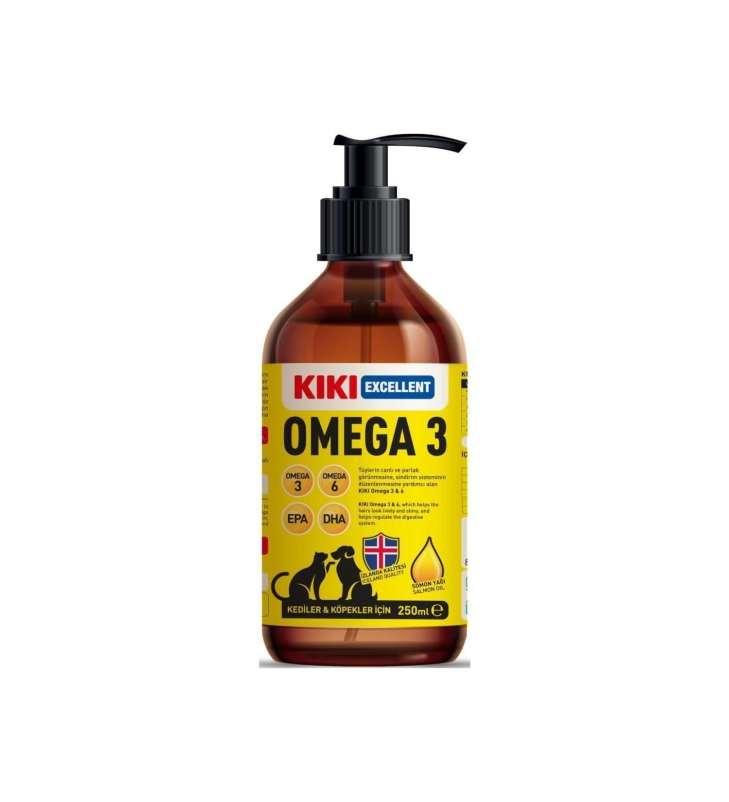 Kiki Excellent Omega 3 Cat and Dog Salmon Oil 250ml