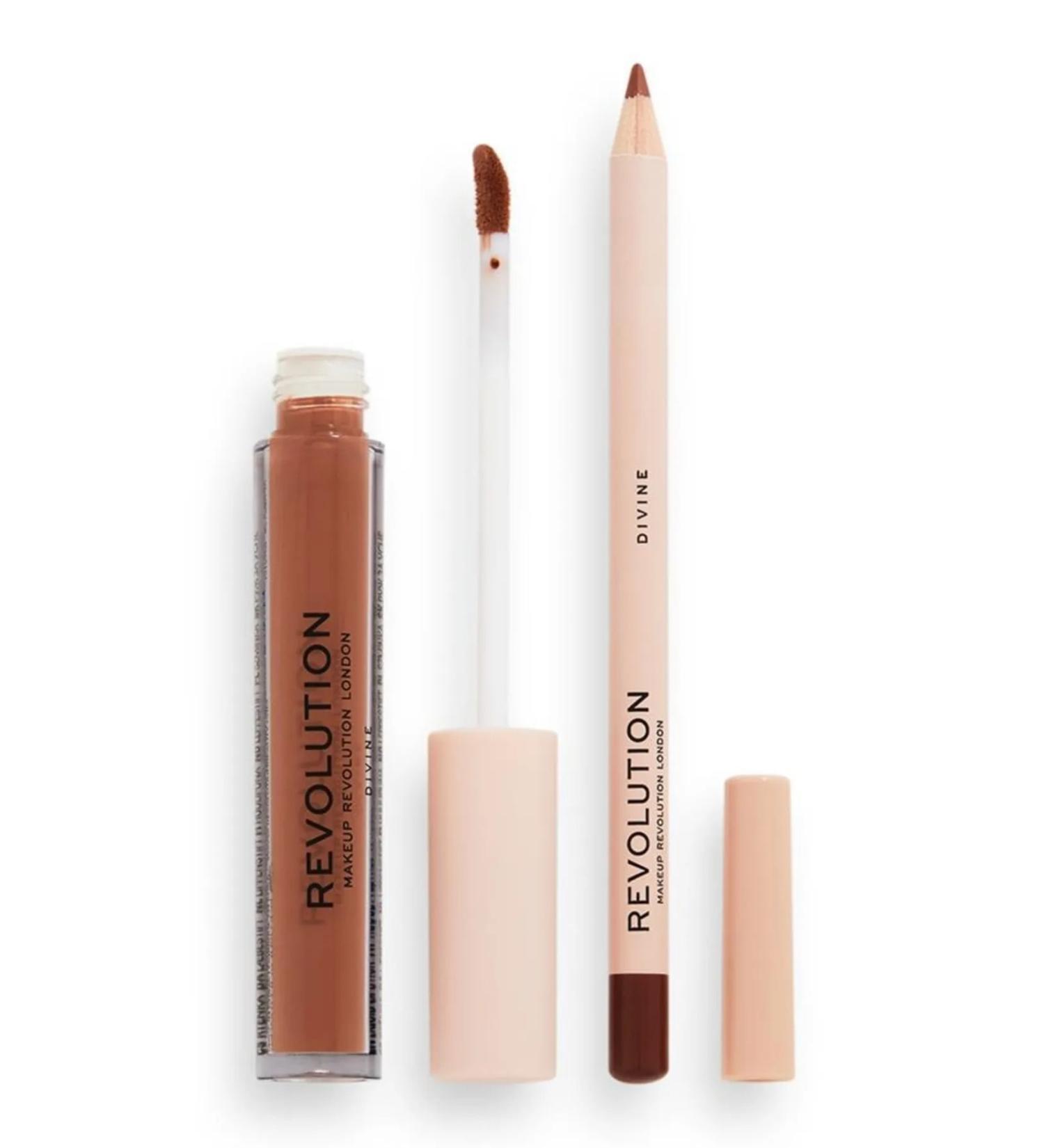 Revolution Lip Contour Long Lasting Lip Contour Kit Divine