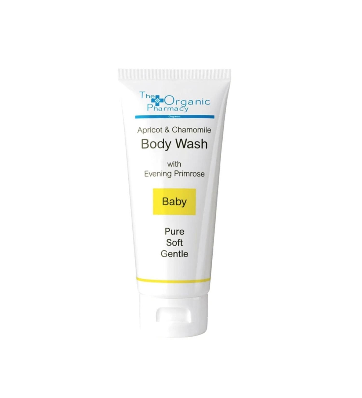 The Organic Pharmacy Baby Apricot & Chamomile Wash - Apricot and Chamomile Essence Shower Gel for Babies 100 Ml