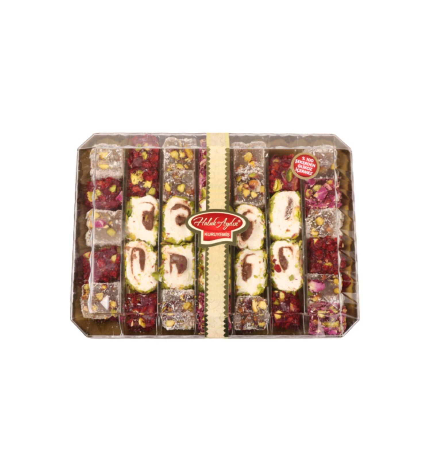 HALUK AYDIN NUTS Gourmet Mixed Turkish Delight 600gr -