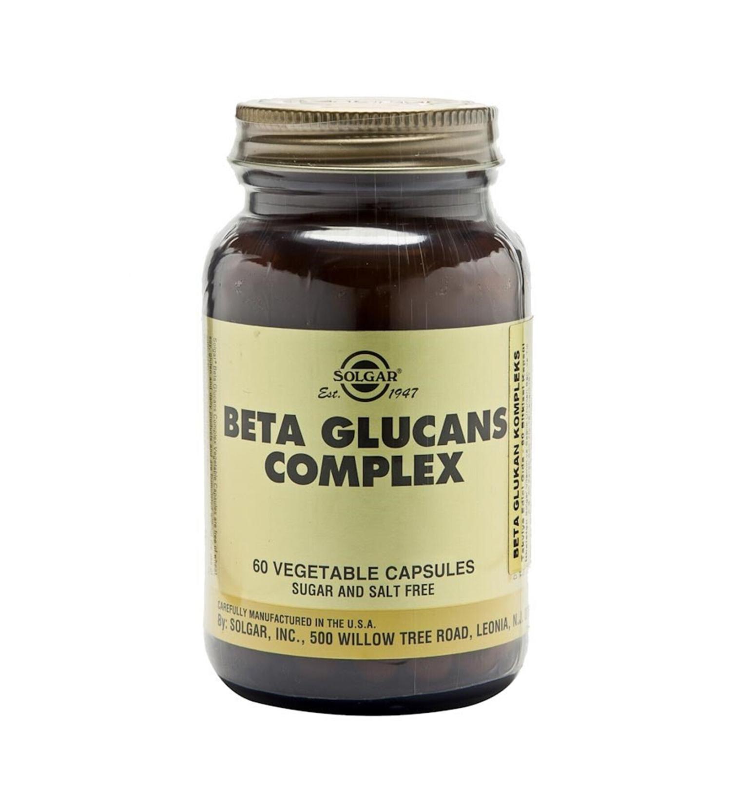 Solgar Beta Glucans Complex 60 Capsules