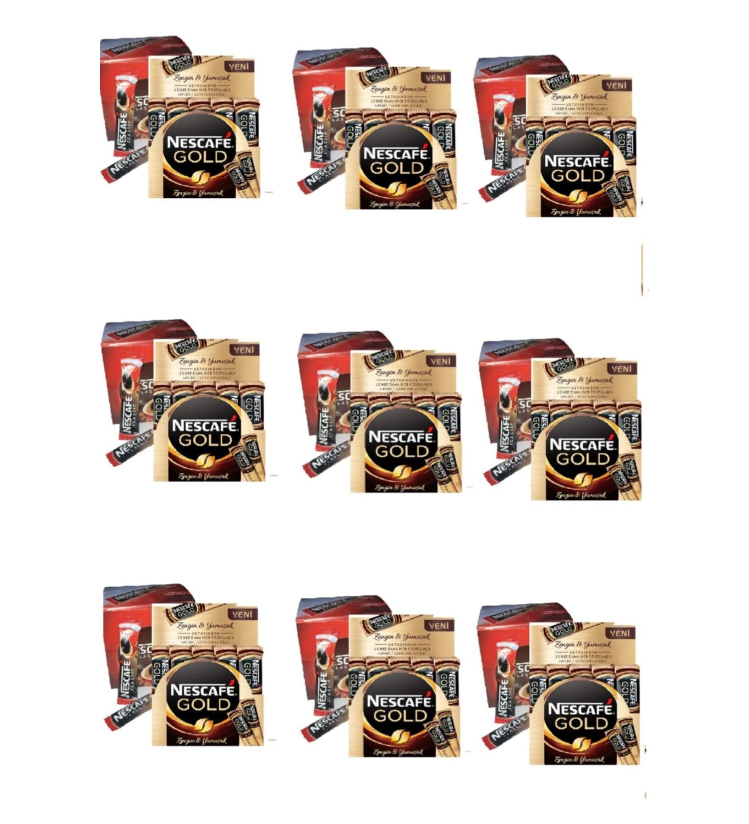 Nescafe Classic 2 Gr 24' Pack. 48 Gr. X 9 Pieces Gold 48 Gr 24' Pack X 9 Pieces