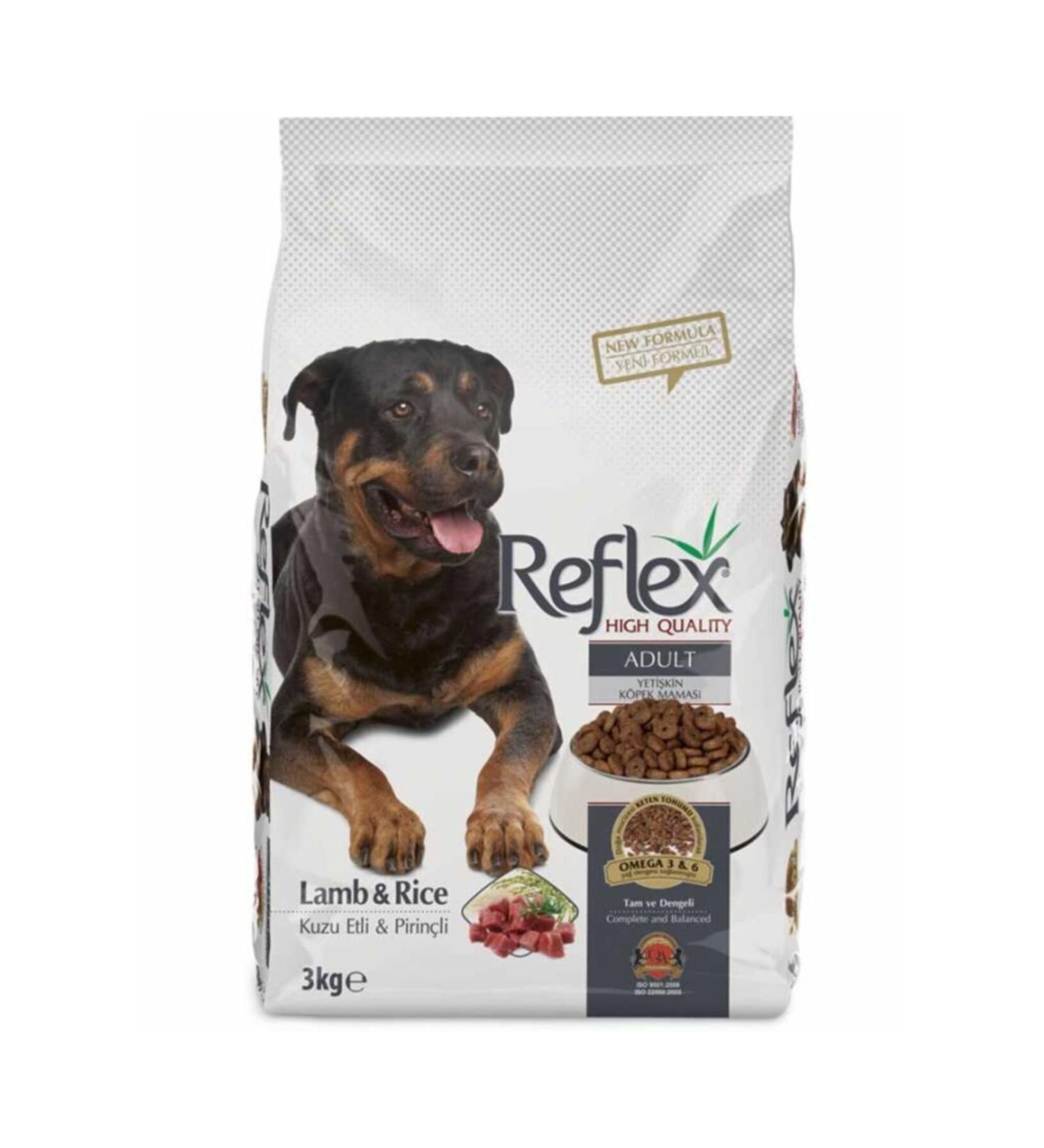 Reflex Adult Dog Food with Lamb and Rice 3kg
