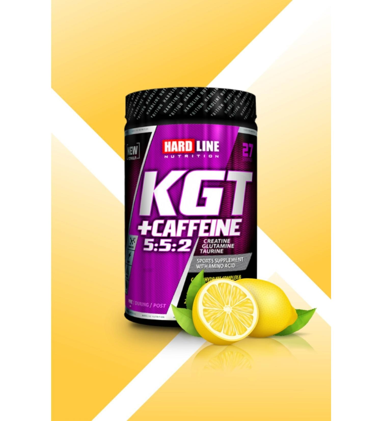 Hardline Kgt+caffeine Lemon Flavored 1000 gr