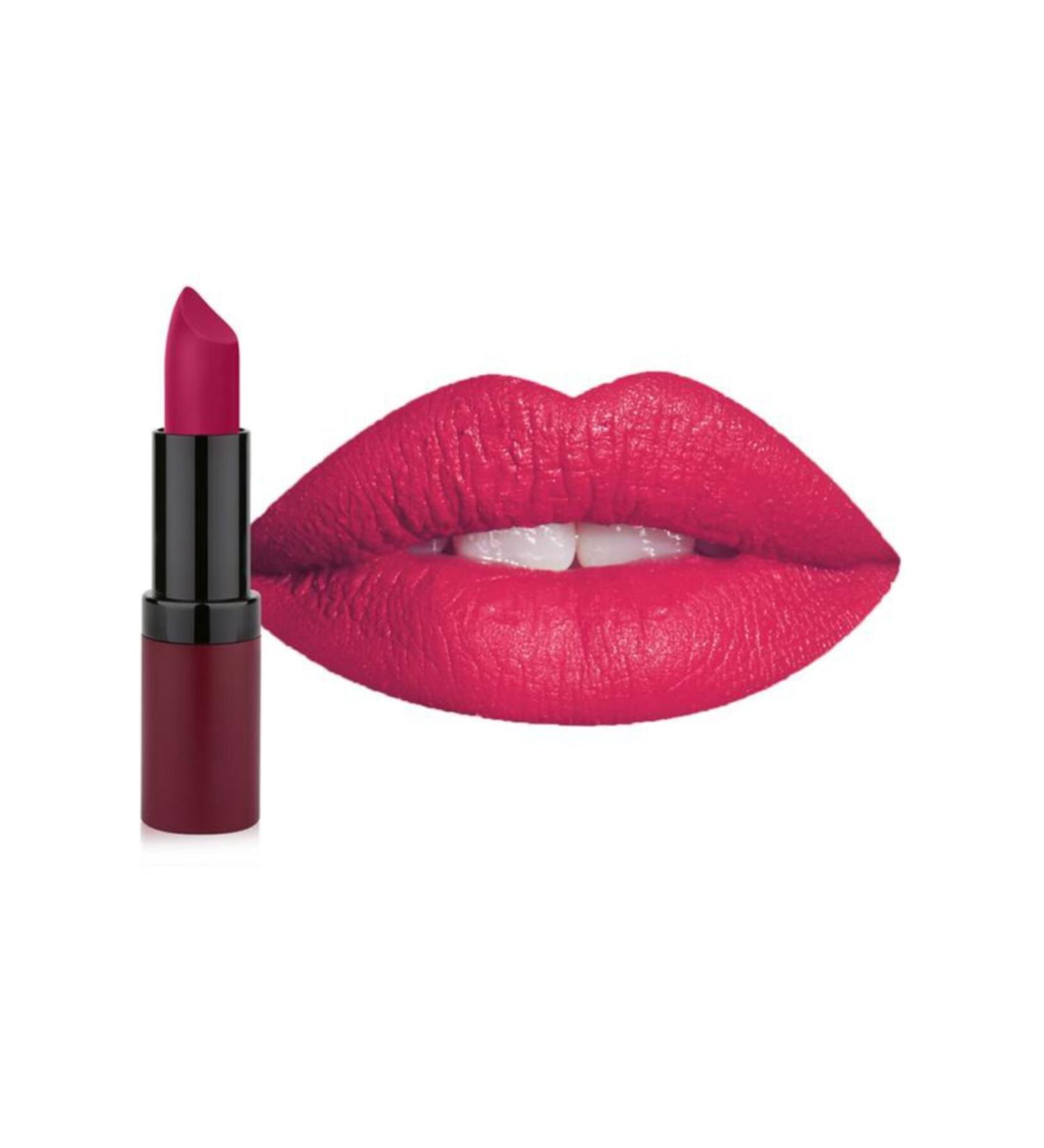 Golden Rose Matte Lipstick - Velvet Matte Lipstick No:19 - Buy Online on GoSupps.com