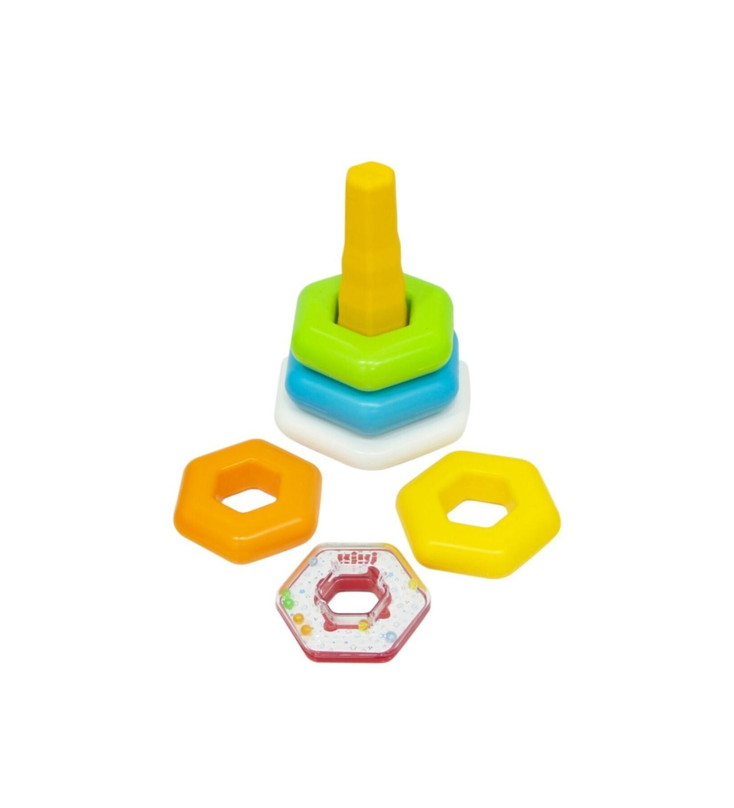 Kiki Hexagon Colored Rings
