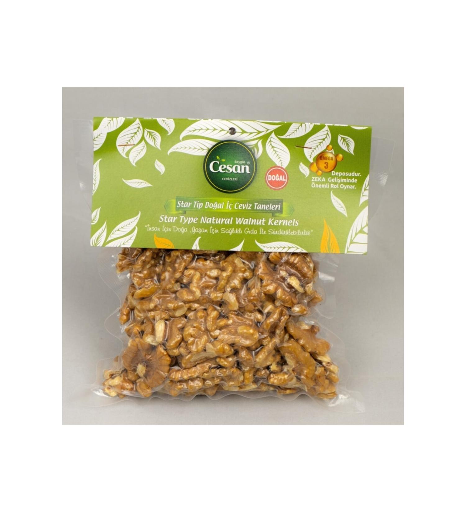 Cesan Walnut Star Type Natural Walnut Kernels 250 Gr X 1 Piece