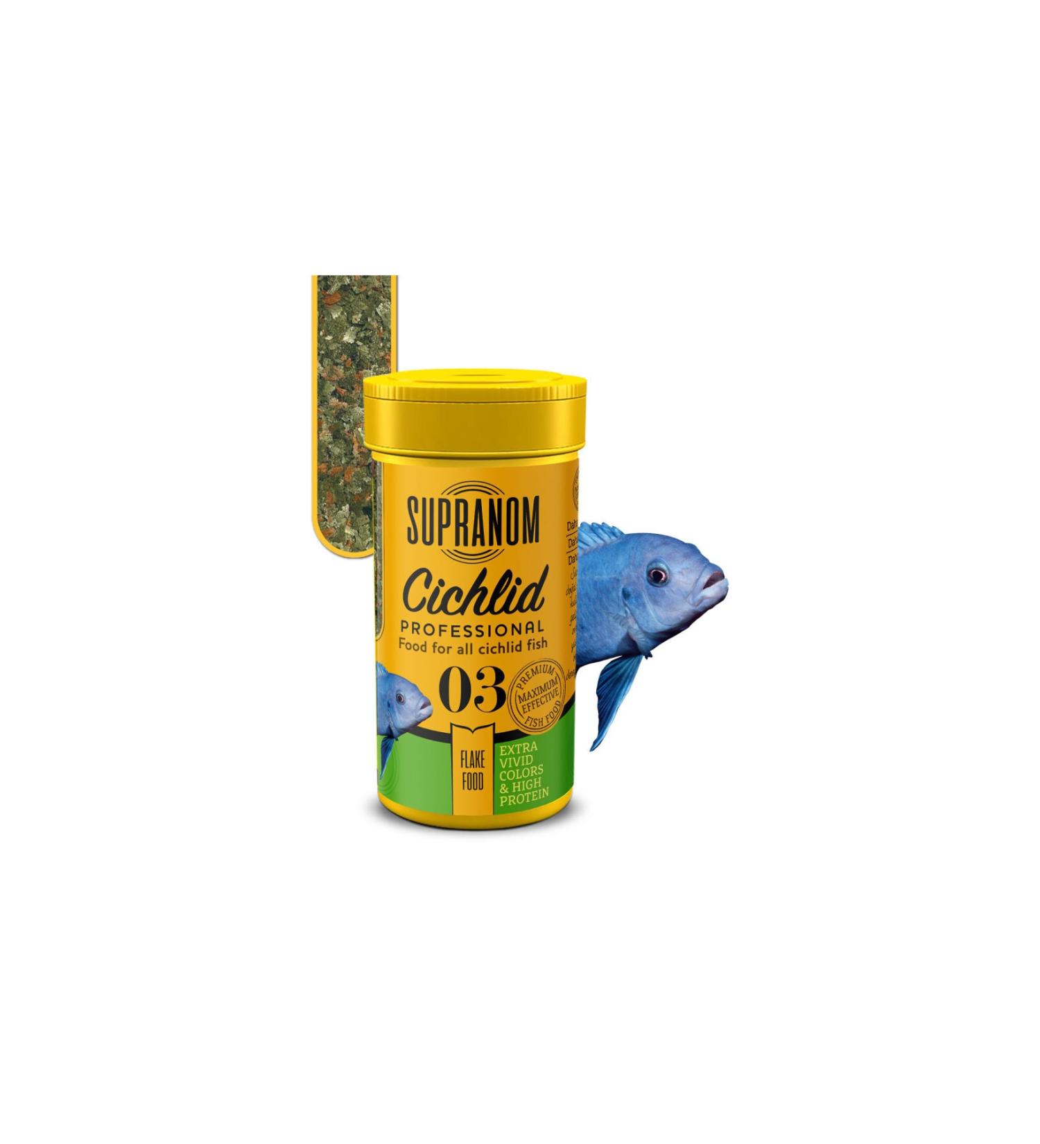 Supranom Cichlid Fish Food Flake Food 100ml (03)