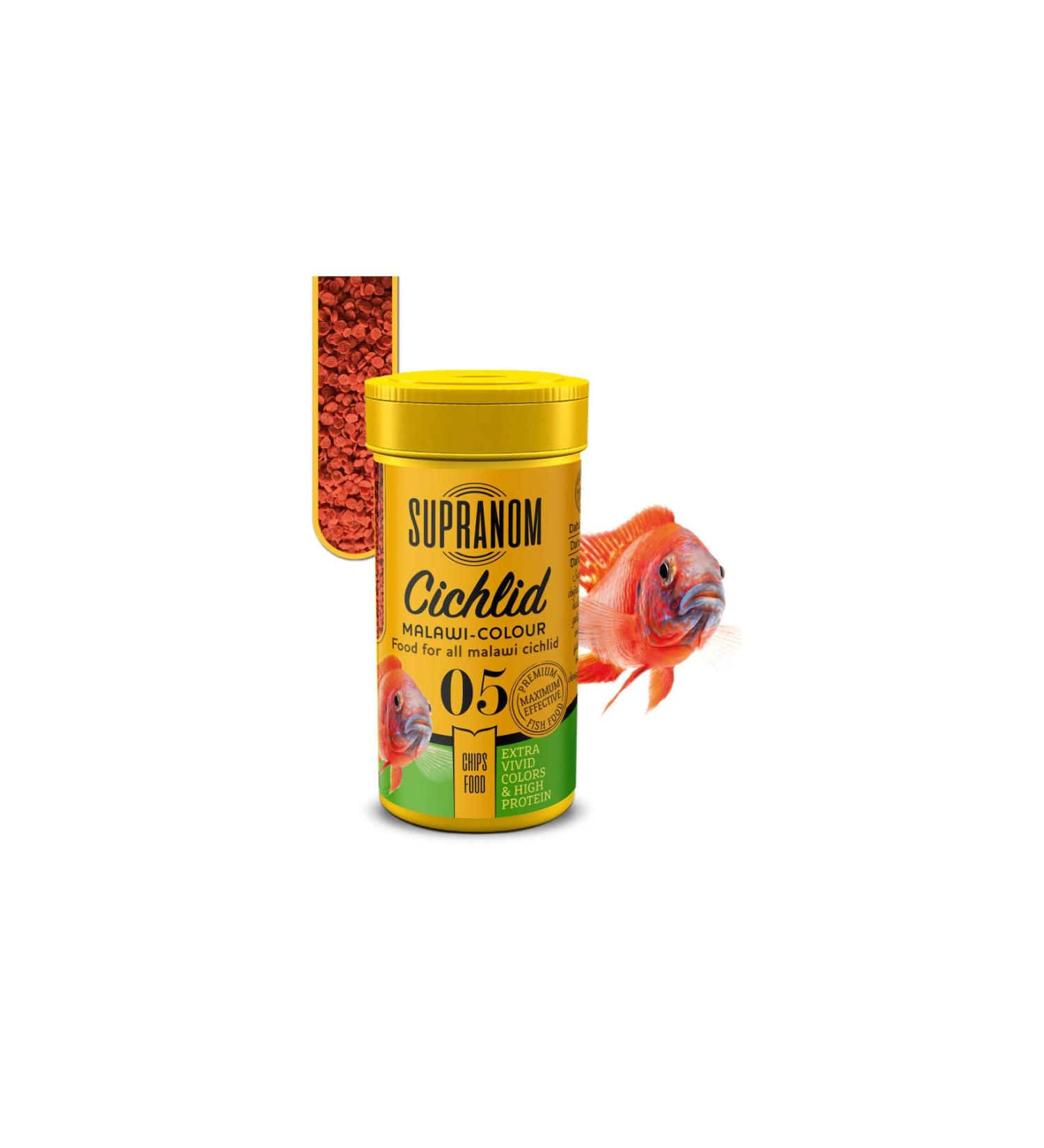 Cichlid Fish Food Malawi-colour Chips Food 100ml (05)