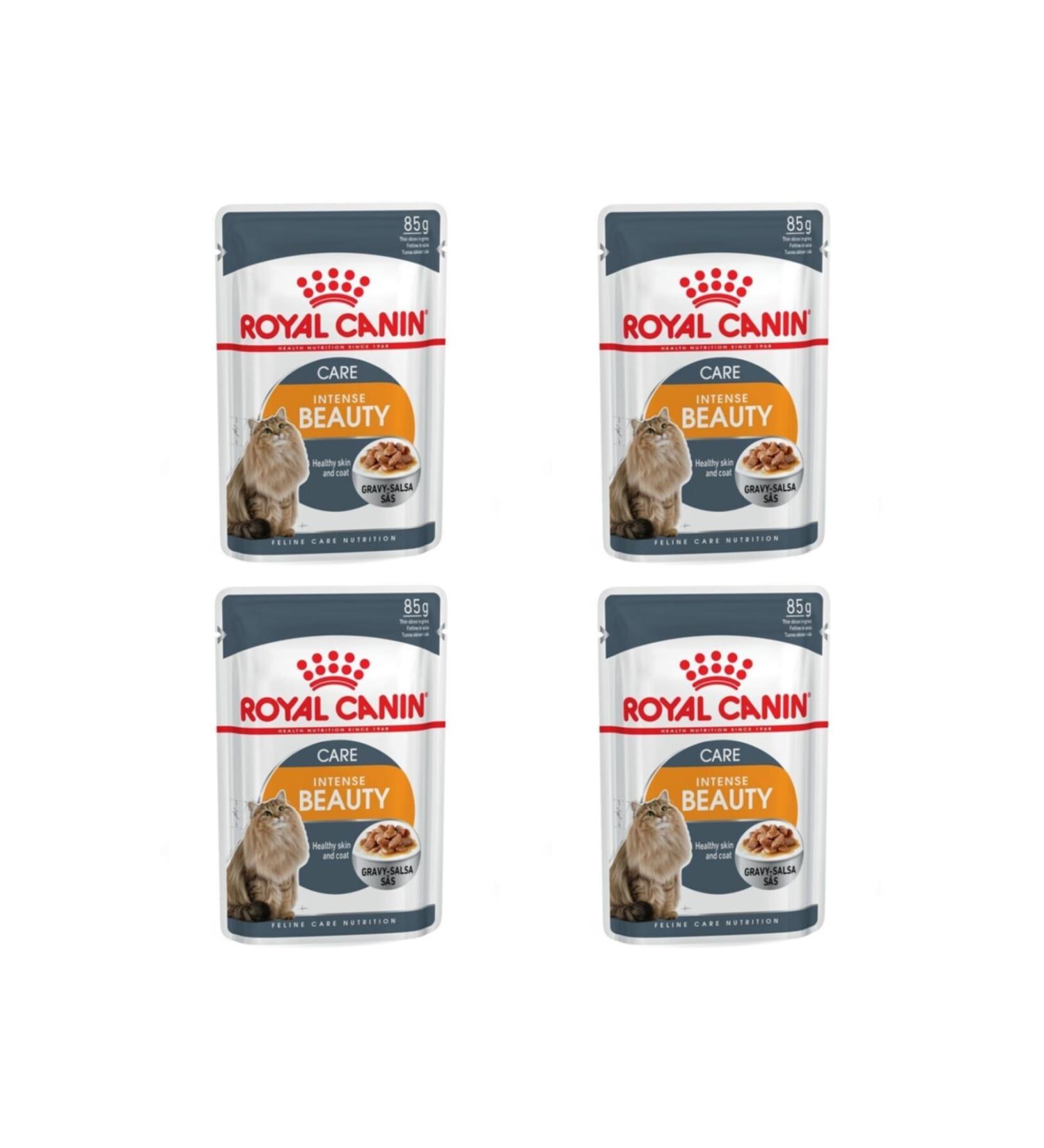 Royal Canin Jelly Intense Beauty Cat Food 85 Gr 4 Pieces