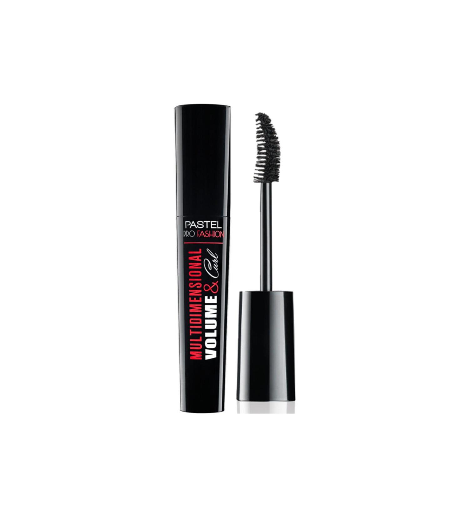 Pastel Mascara Profashion Multidimensional Volume & Curl-Black 1 Piece
