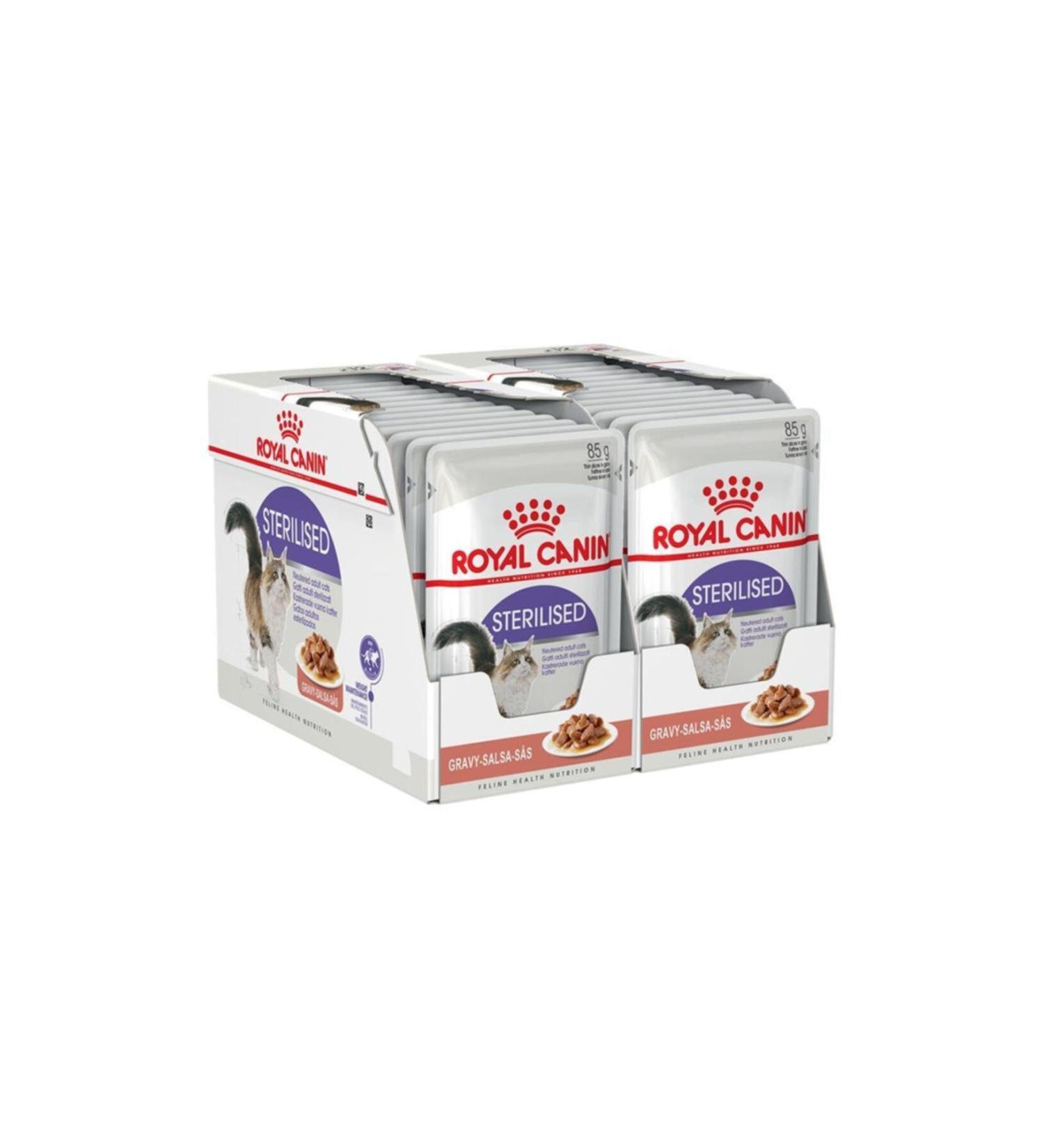 Royal Canin Sterilized Gravy Neutered Cat Wet Food 85 Gr 24 Pieces