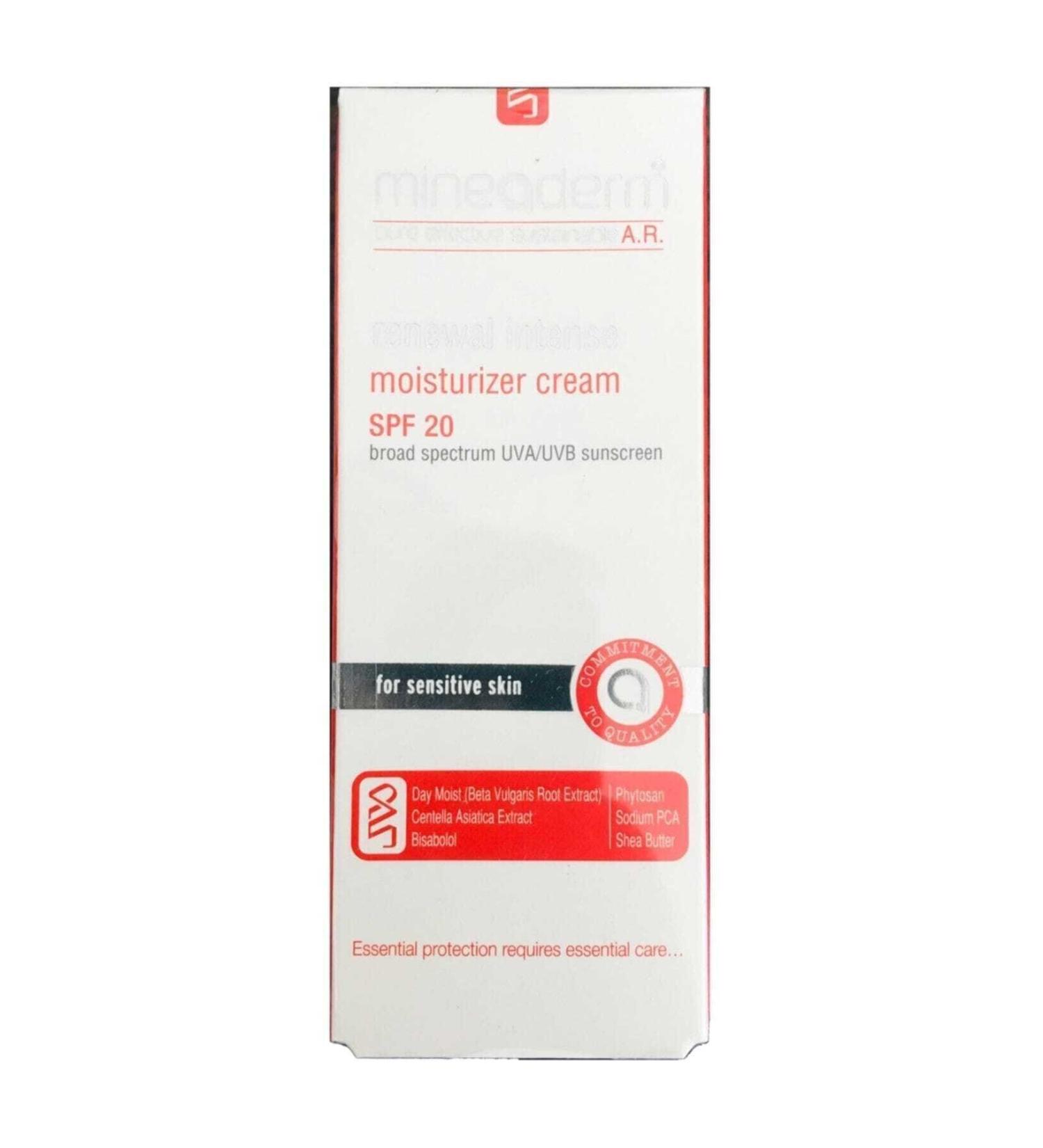 mineaderm Moisturizing Care Cream - Renewal Intense Moisturizer Spf 20 50 Ml 8680525350846