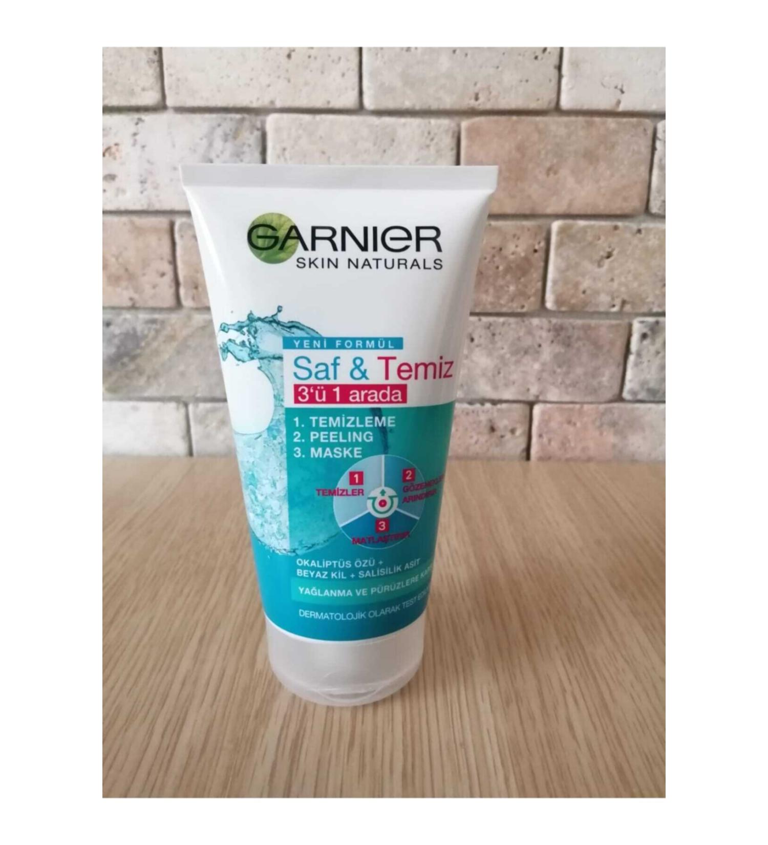 Garnier Pure And Clean 3 in 1 150 ml - Buy Online on GoSupps.com