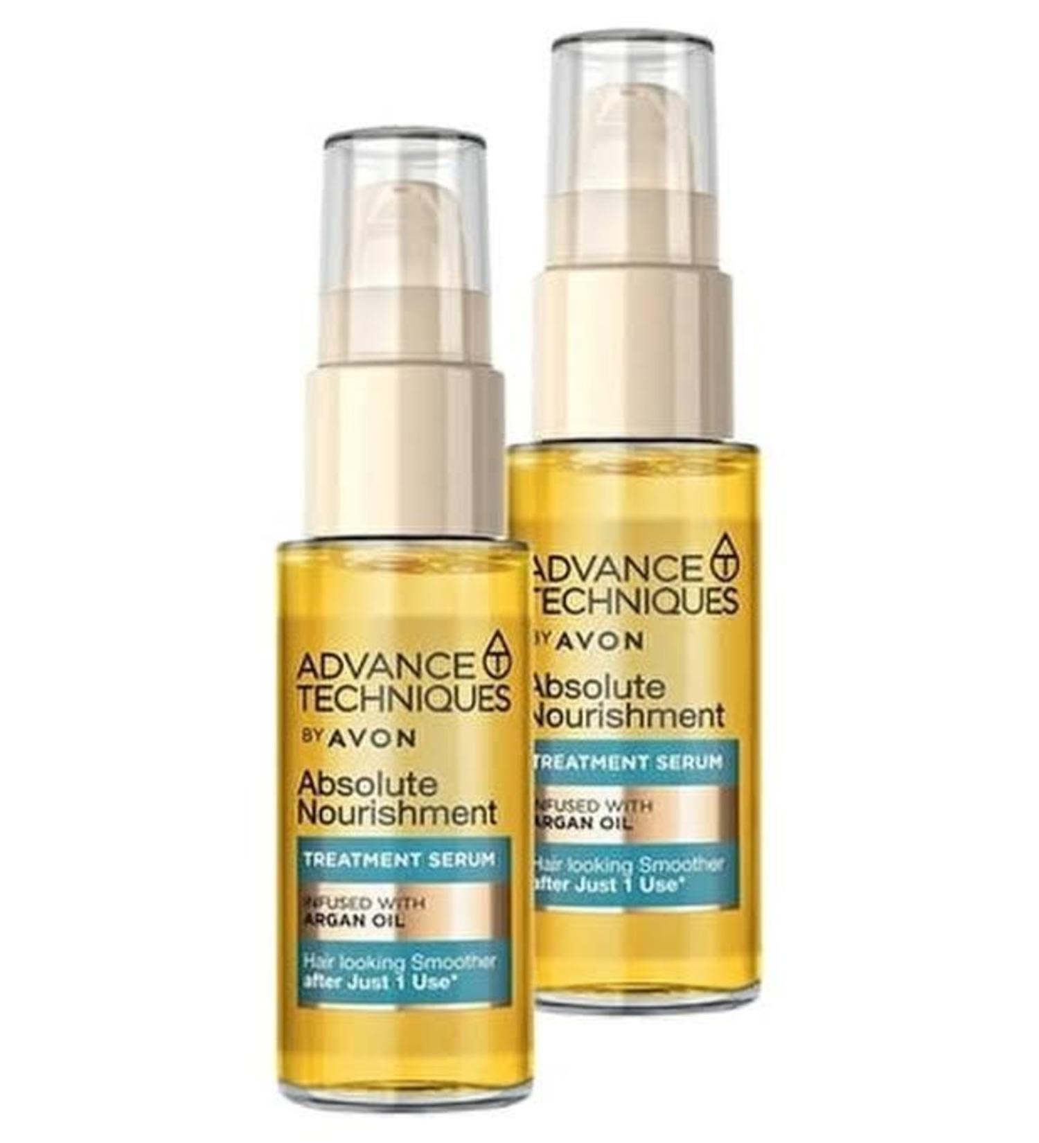 Avon Advance Techniques Nourishing Hair Serum with Argan Oil 30 ml Duo Set